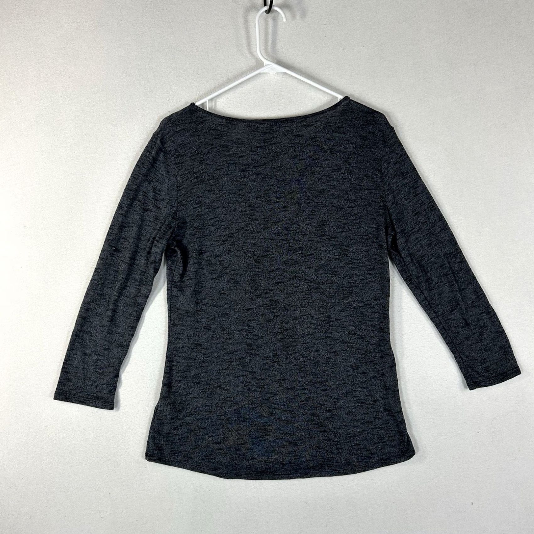 Juicy Couture Juicy Couture Blouse Shirt Womens Medium Gray Round Neck Long Sleeve Casual Top Size M / US 6-8 / IT 42-44 - 6 Thumbnail