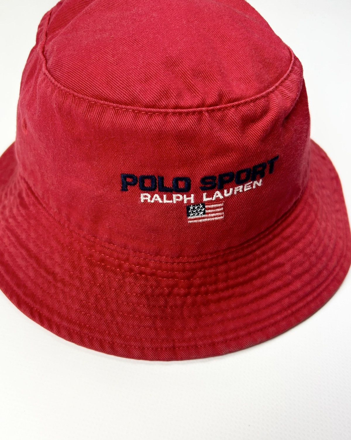Polo Ralph Lauren × Vintage Vintage Polo Sport Ralph Lauren Panama Hat Size 32 - 3 Thumbnail
