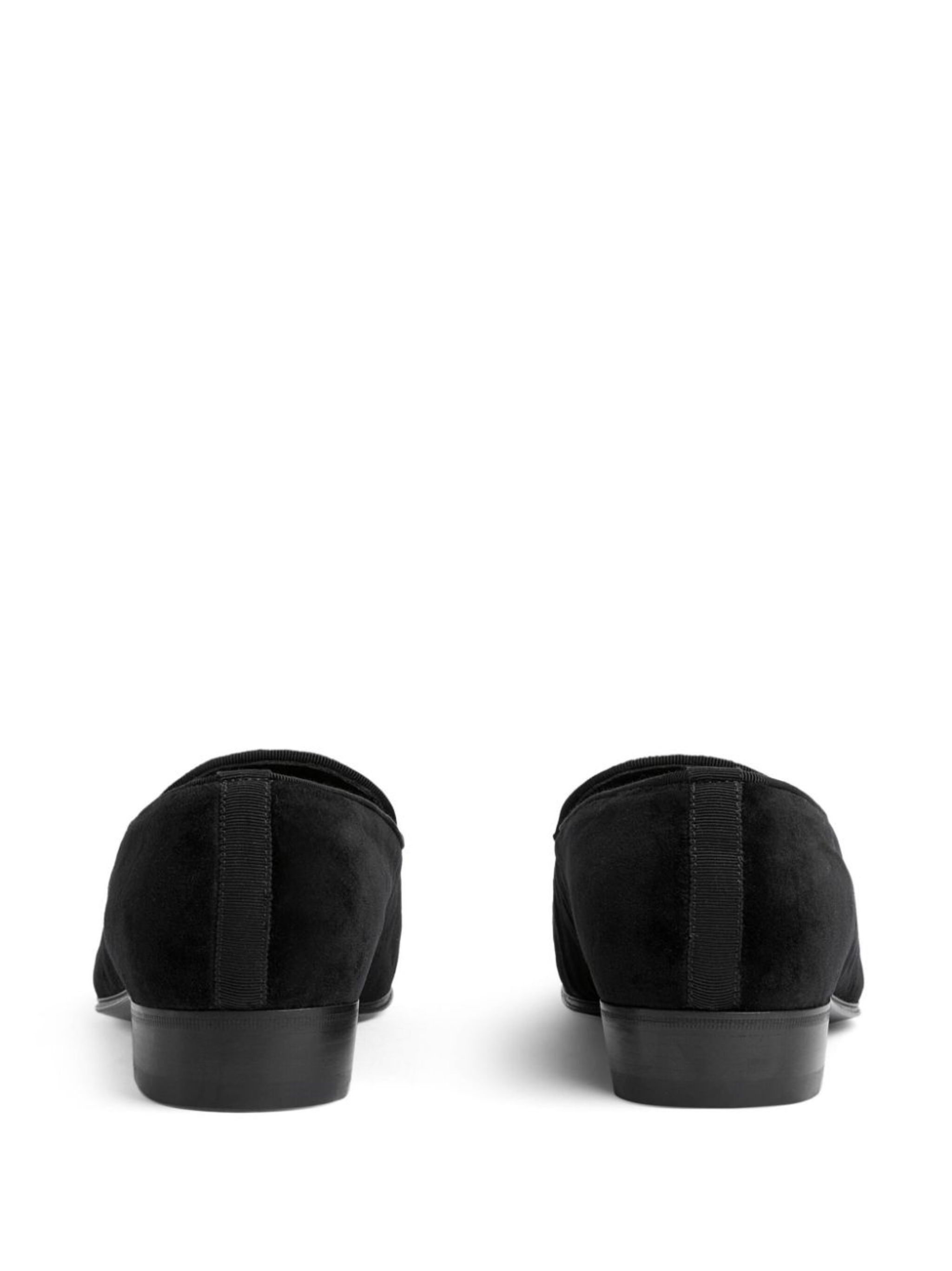Gucci o1s1wg110325 Velvet Loafers in Black Size US 12.5 / EU 45-46 - 2 Thumbnail