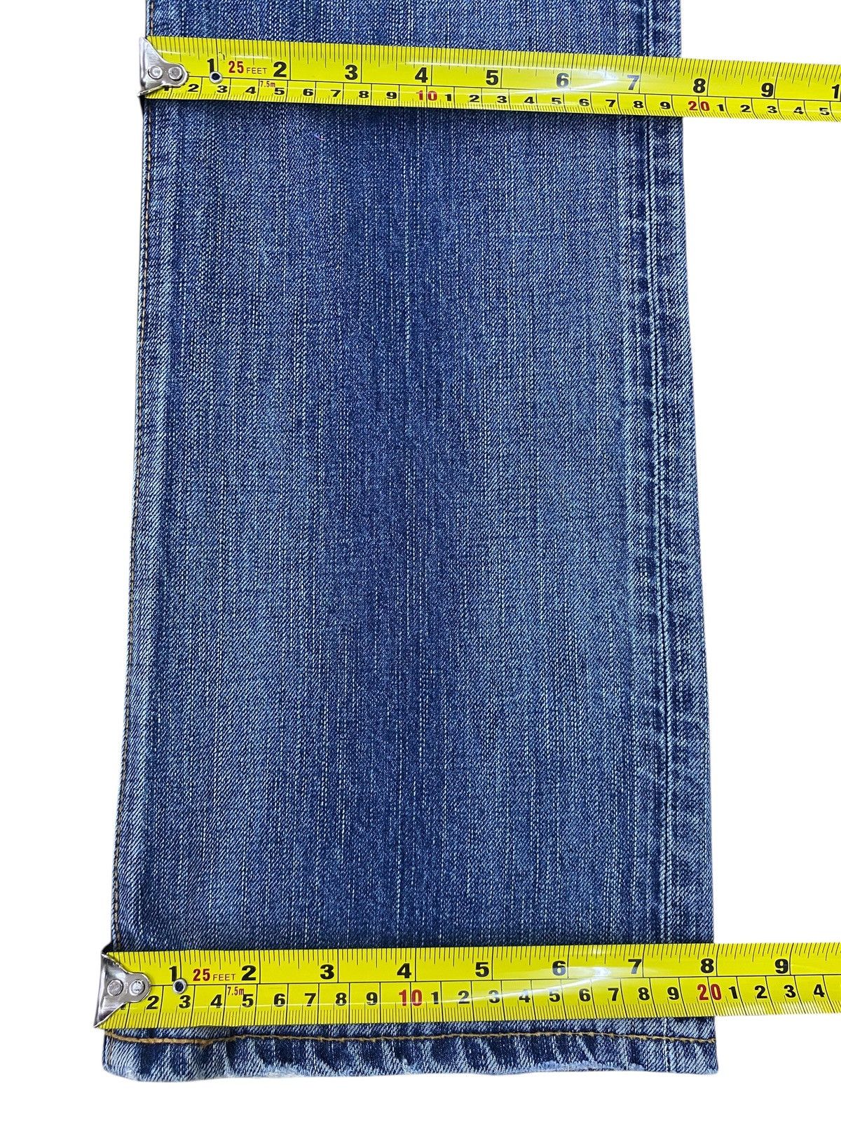 Edwin Edwin Blue Wash Whiskered Style Flare Jeans Size US 30 / EU 46 - 9 Thumbnail