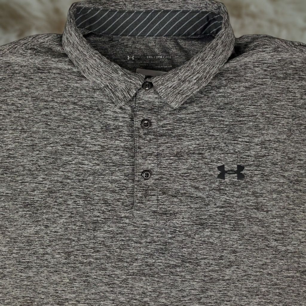 Under Armour Under Armour Polo Shirt Mens Size 2XL Gray Golf Casual Short Sleeve Polo Under Armour Shirt Mens Size 2XL Gray Golf Casual Short Sleeve Size US XXL / EU 58 / 5 - 1 Thumbnail
