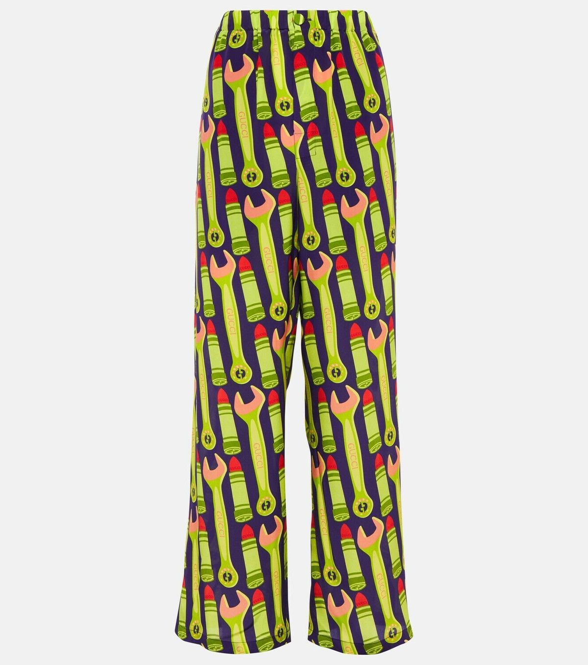 Gucci o1y0925 Sweatpant in Multicolor Size 26" / US 2 / IT 38 - 1 Thumbnail