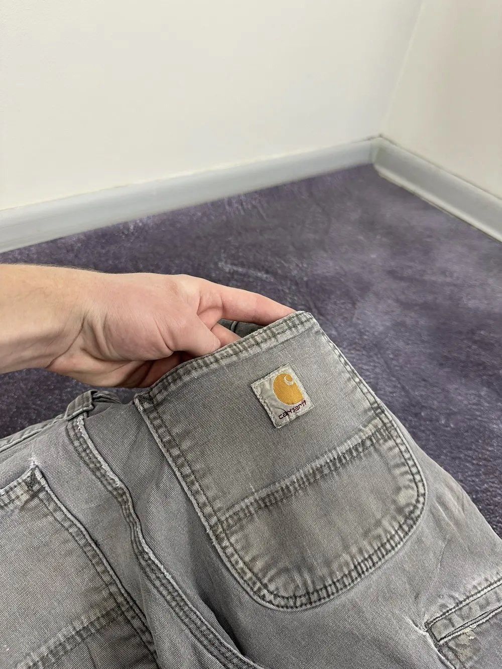 Carhartt Vintage Carhartt USA Distressed Relaxed Fit Opium Work Pants Size US 32 / EU 48 - 9 Thumbnail