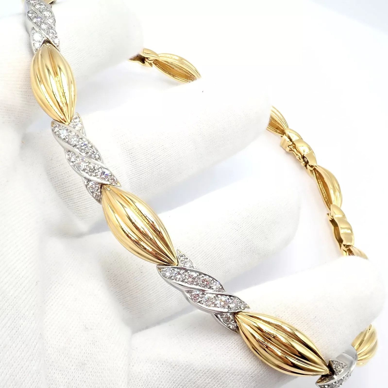 Tiffany & Co. Tiffany & Co 18k Yellow + White Gold Diamond Candy Necklace Size ONE SIZE - 4 Thumbnail