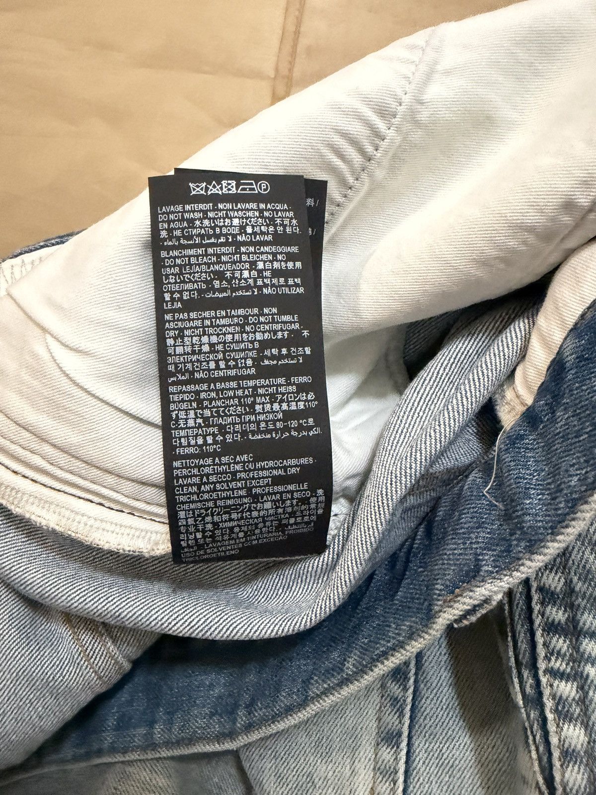 Saint Laurent Paris Saint Laurent D02 Blue Faded Denim size 34 Size US 34 / EU 50 - 8 Thumbnail