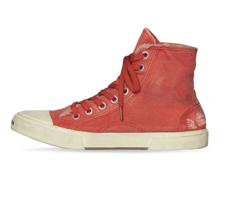 Balenciaga Balenciaga Paris High Top Red Size US 13 / EU 46 - 4 Thumbnail