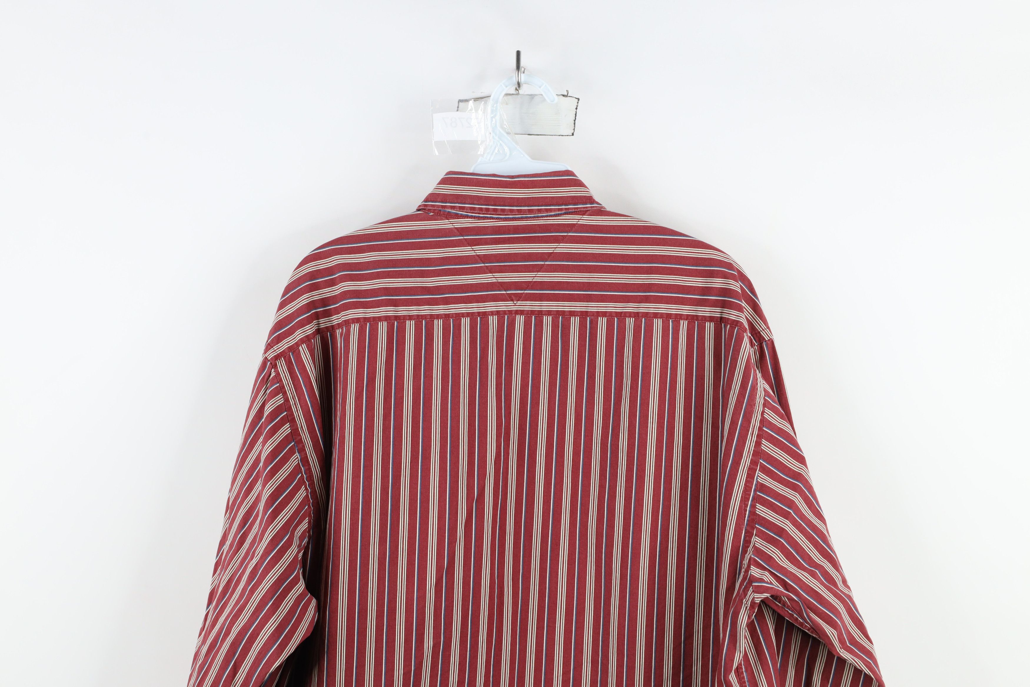 Tommy Hilfiger × Vintage Vintage 90s Tommy Hilfiger Collared Button Down Shirt Size US M / EU 48-50 / 2 - 12 Thumbnail