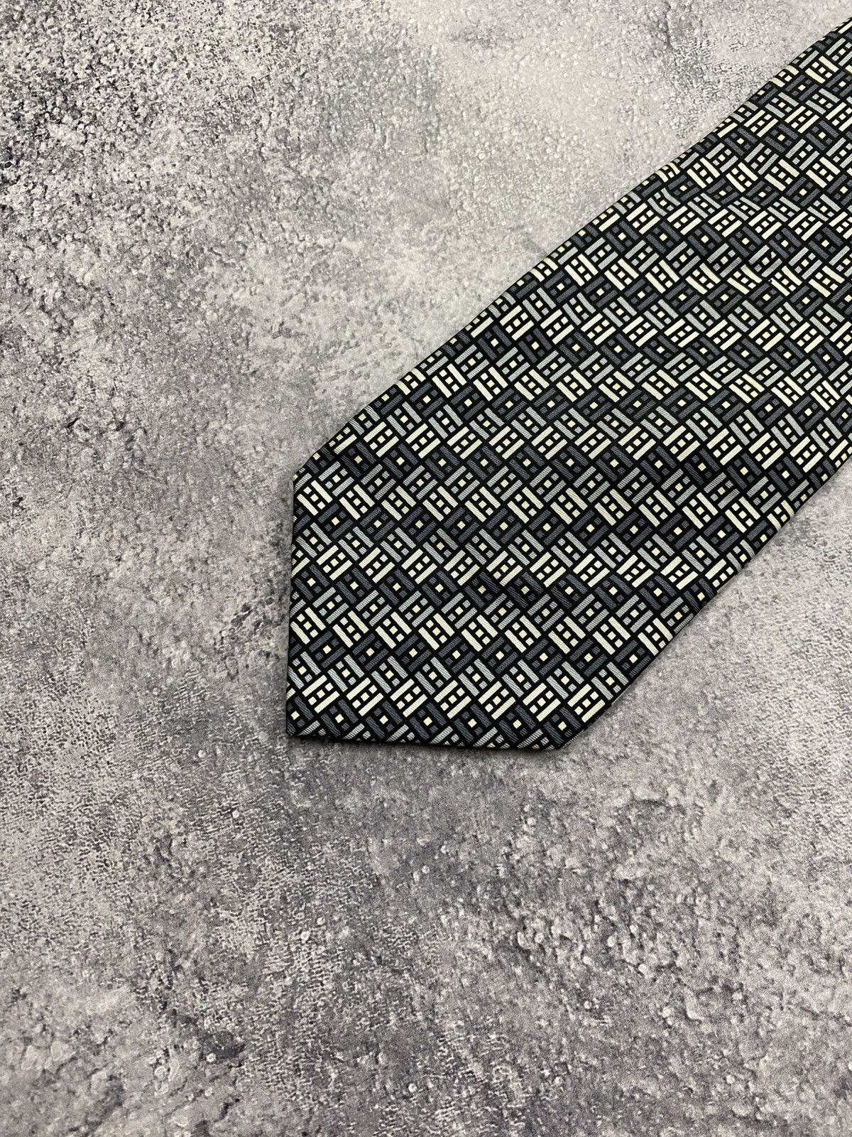 Yves Saint Laurent Yves Saint Laurent Silk Necktie YSL Luxury Ties Monogram Size ONE SIZE - 12 Thumbnail