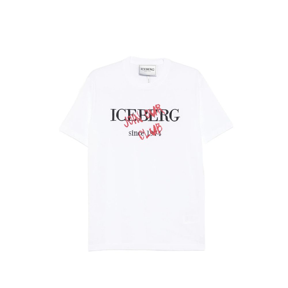 Iceberg Iceberg WHITE T-Shirts & Vests - T-Shirts Size US XXL / EU 58 / 5 - 1 Thumbnail