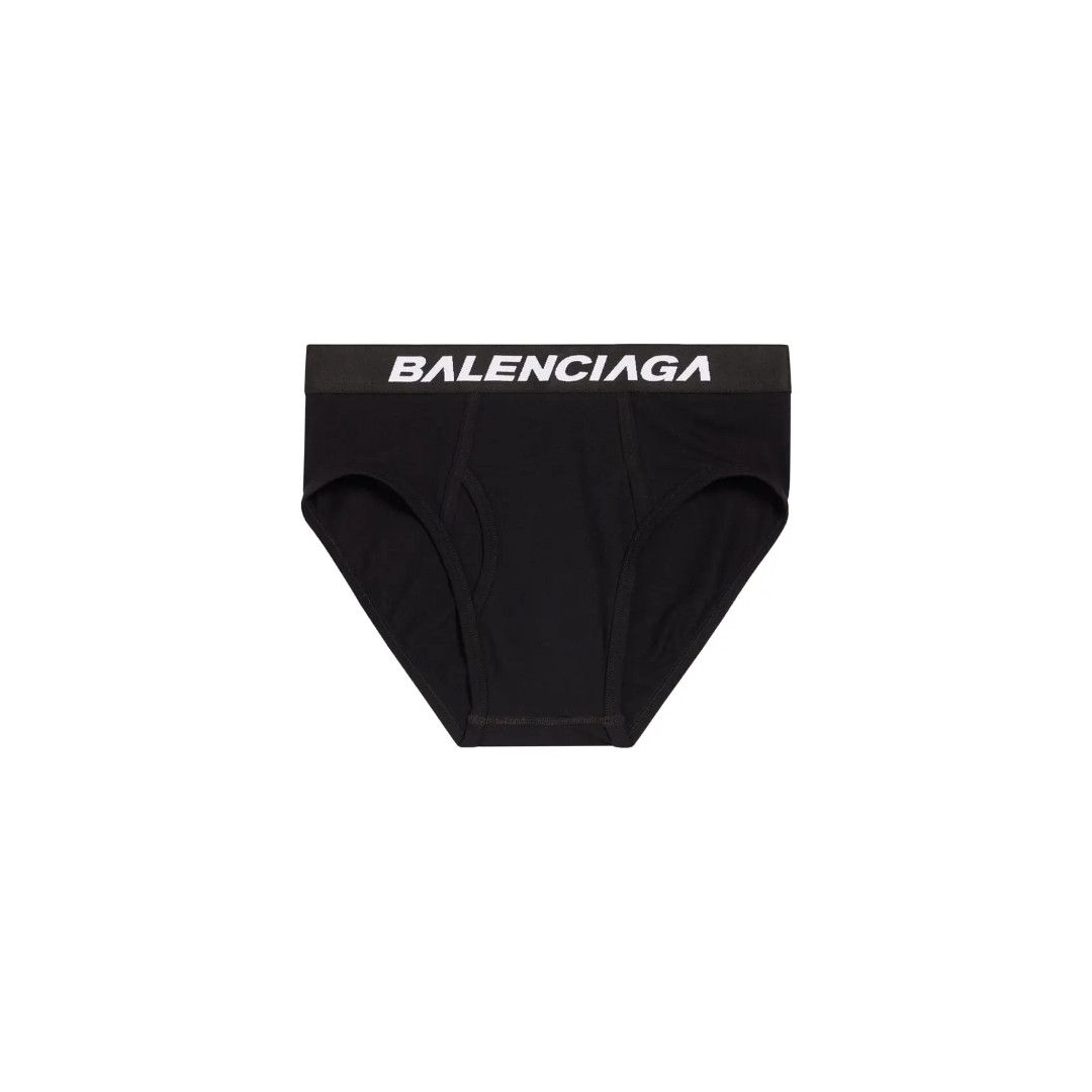 Balenciaga o1tr1nto1125 Size: M / Racer Briefs in Black Size ONE SIZE - 1 Thumbnail
