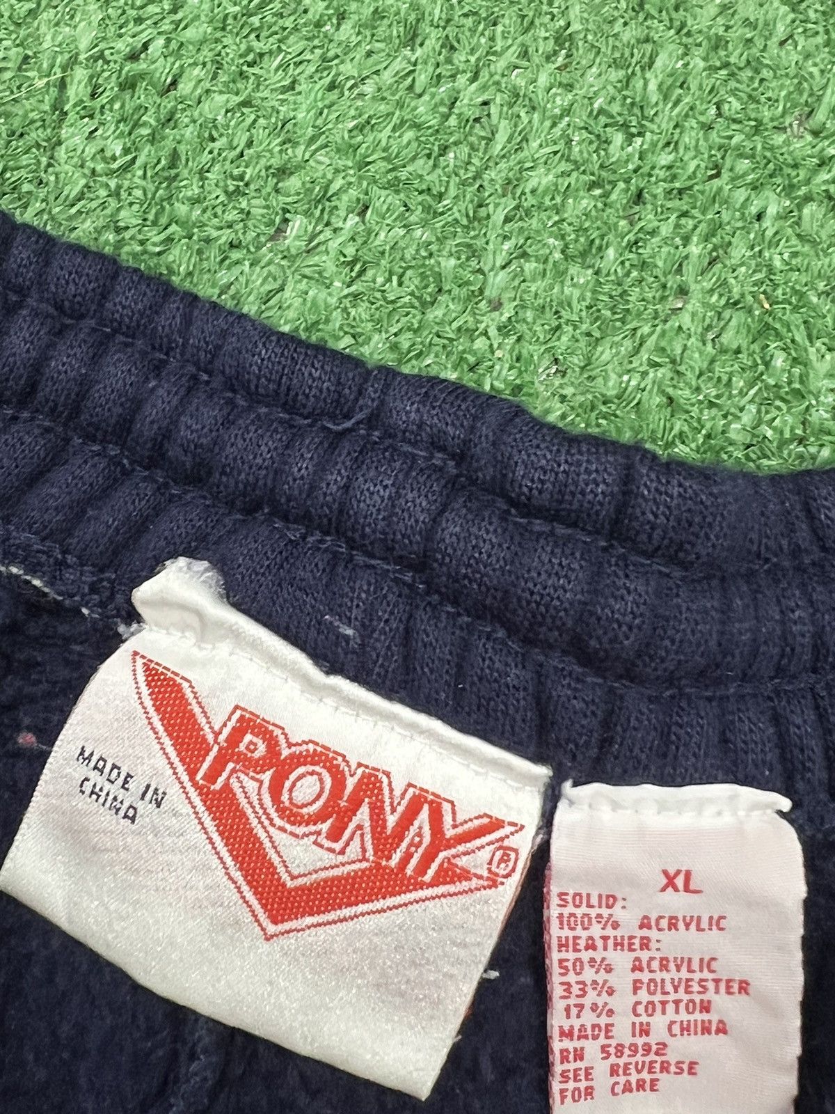PONY Vintage Y2K Pony Side Striped Sweatpants Size US 36 / EU 52 - 4 Thumbnail