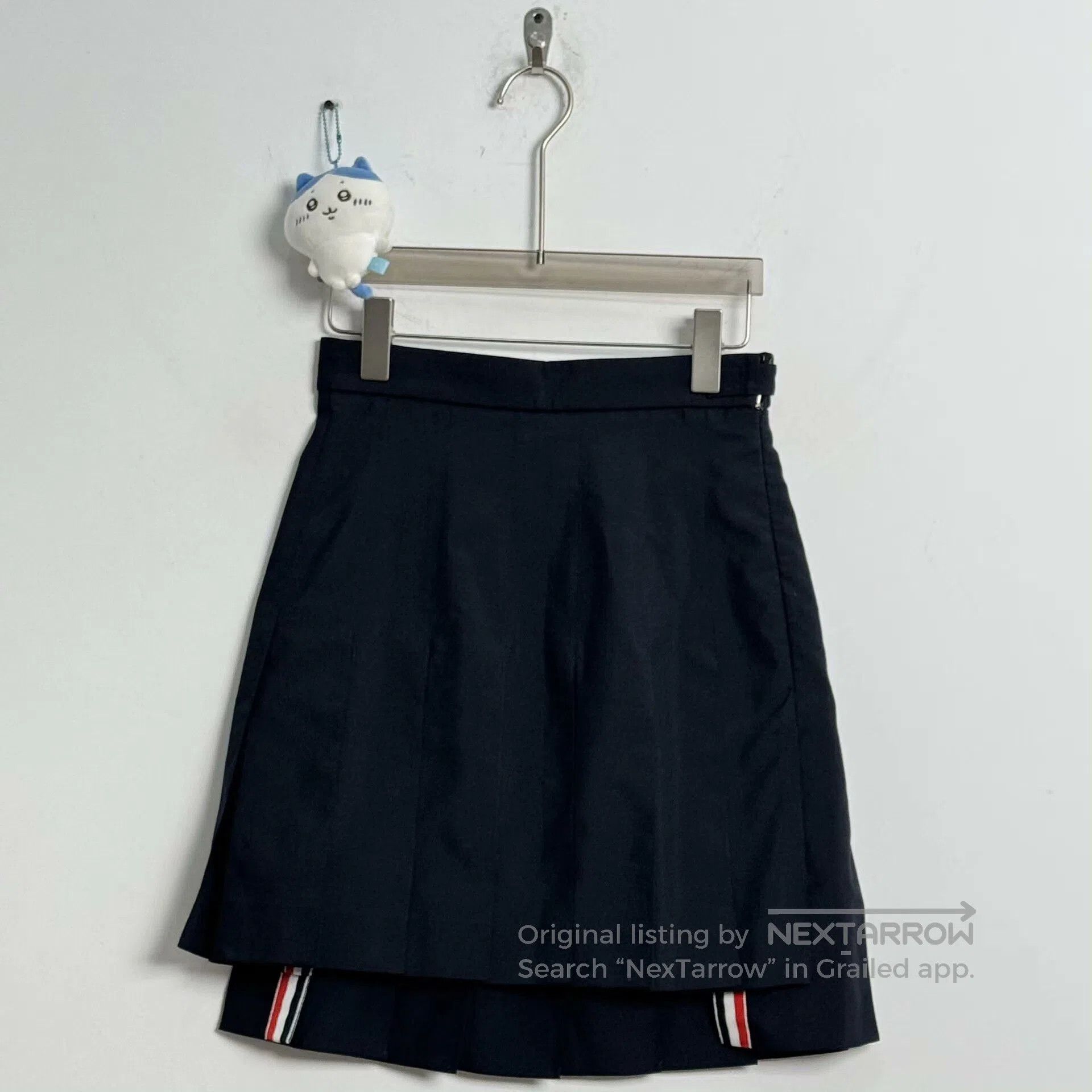 Thom Browne THOM BROWNE Wool Gold Button Pleated Skirt. Size US 40 / EU 56 - 1 Thumbnail
