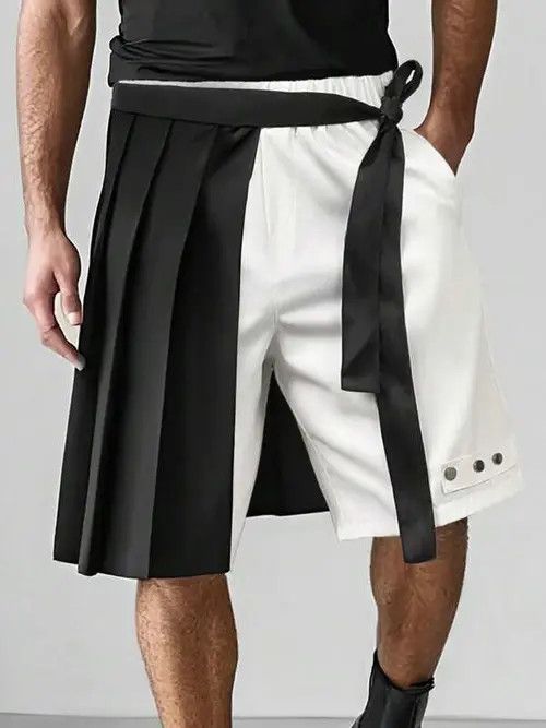 Jean Unique designer Y2K Drip shorts Size US 30 / EU 46 - 4 Thumbnail