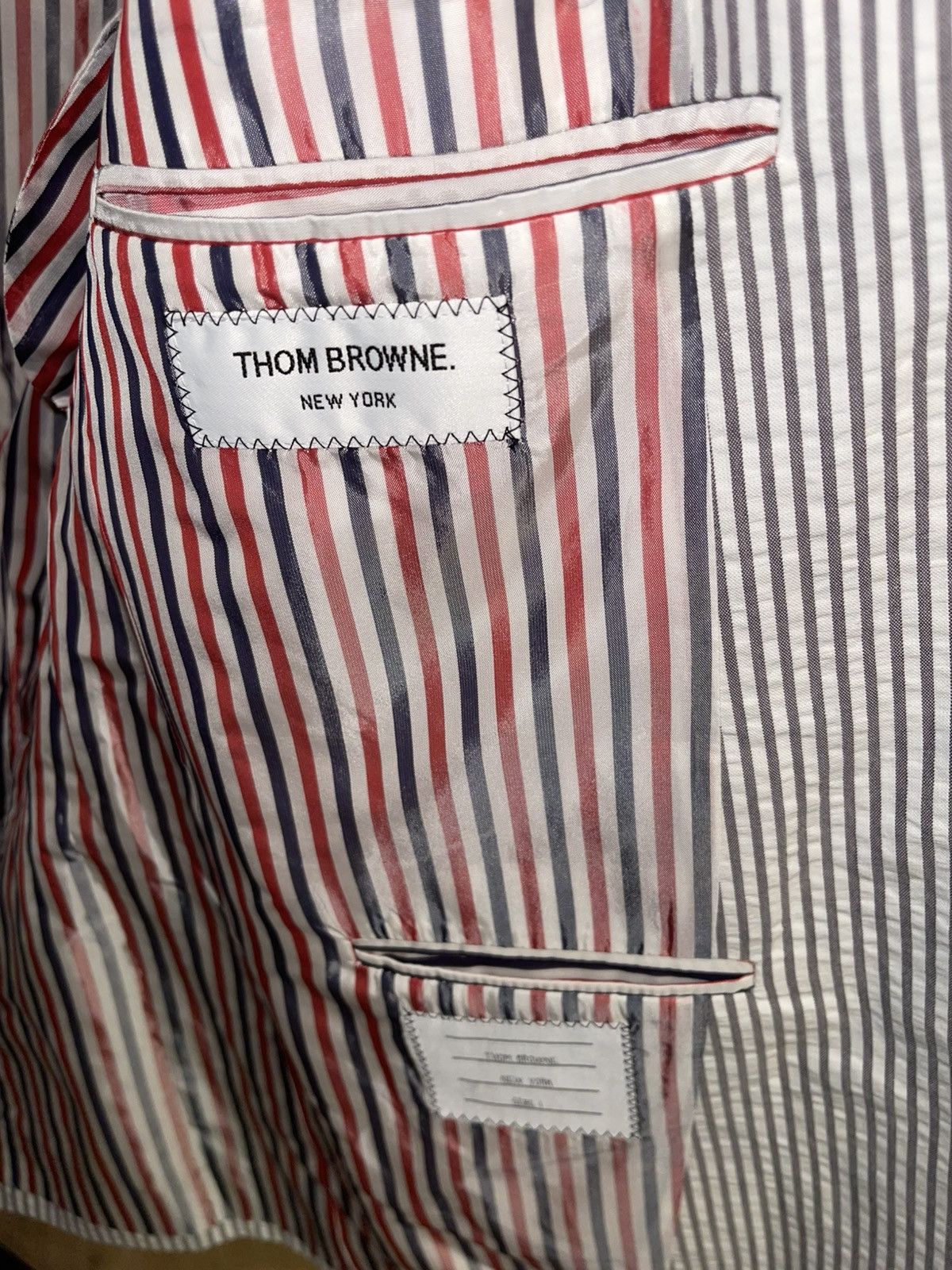 Thom Browne Thom Browne Seersucker Size 36R - 8 Thumbnail