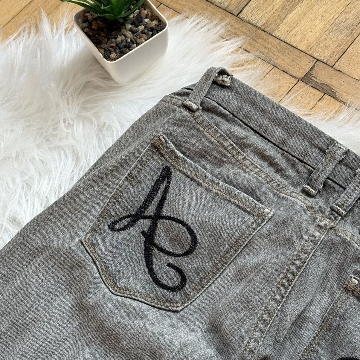 If Six Was Nine 📌 Vintage Y2K Anoname Flare Bootcut Low Rise LGB Jeans Size 30" / US 8 / IT 44 - 4 Thumbnail