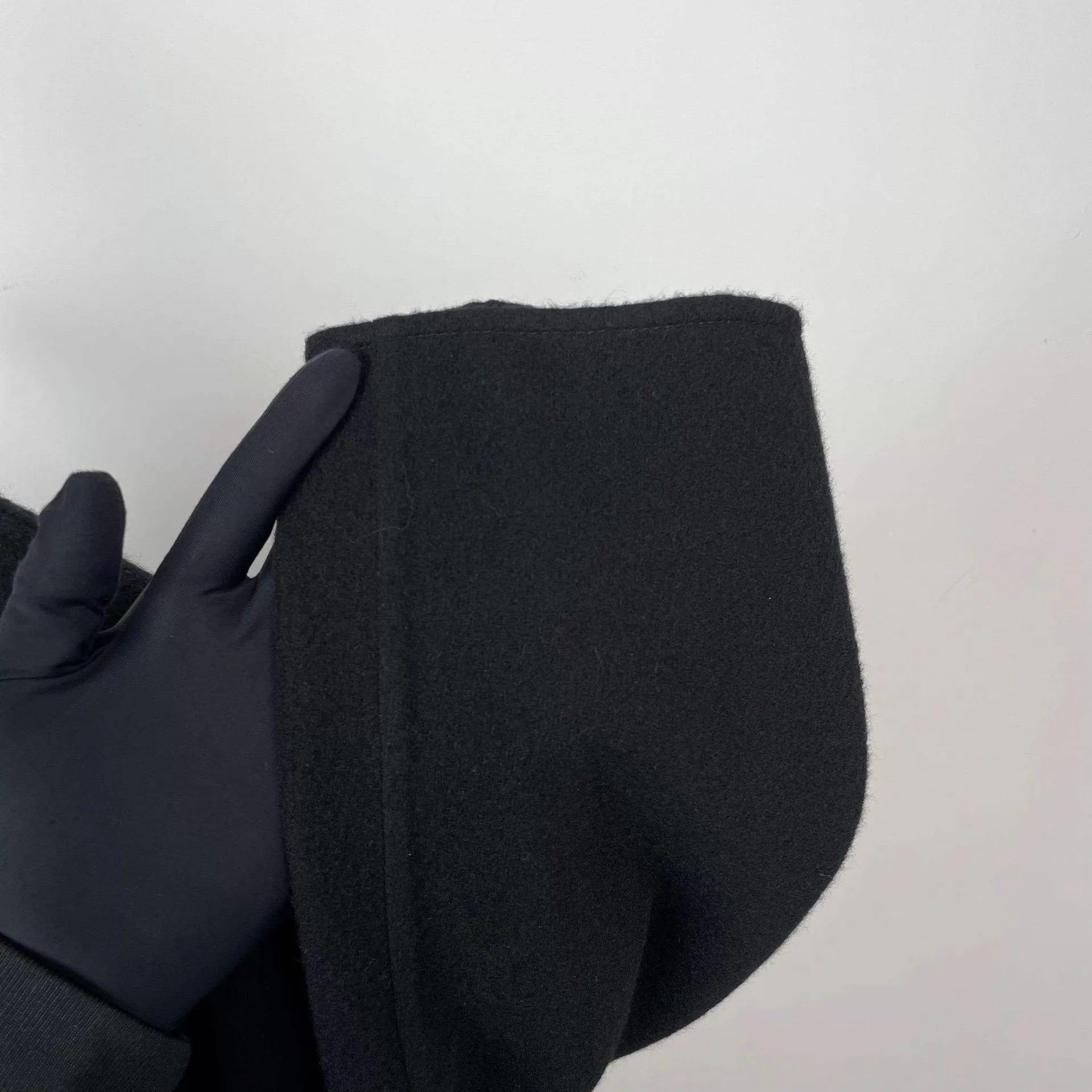 Hermes Hermes cashmere leather collar coat black size 34 Size XS / US 0-2 / IT 36-38 - 8 Thumbnail