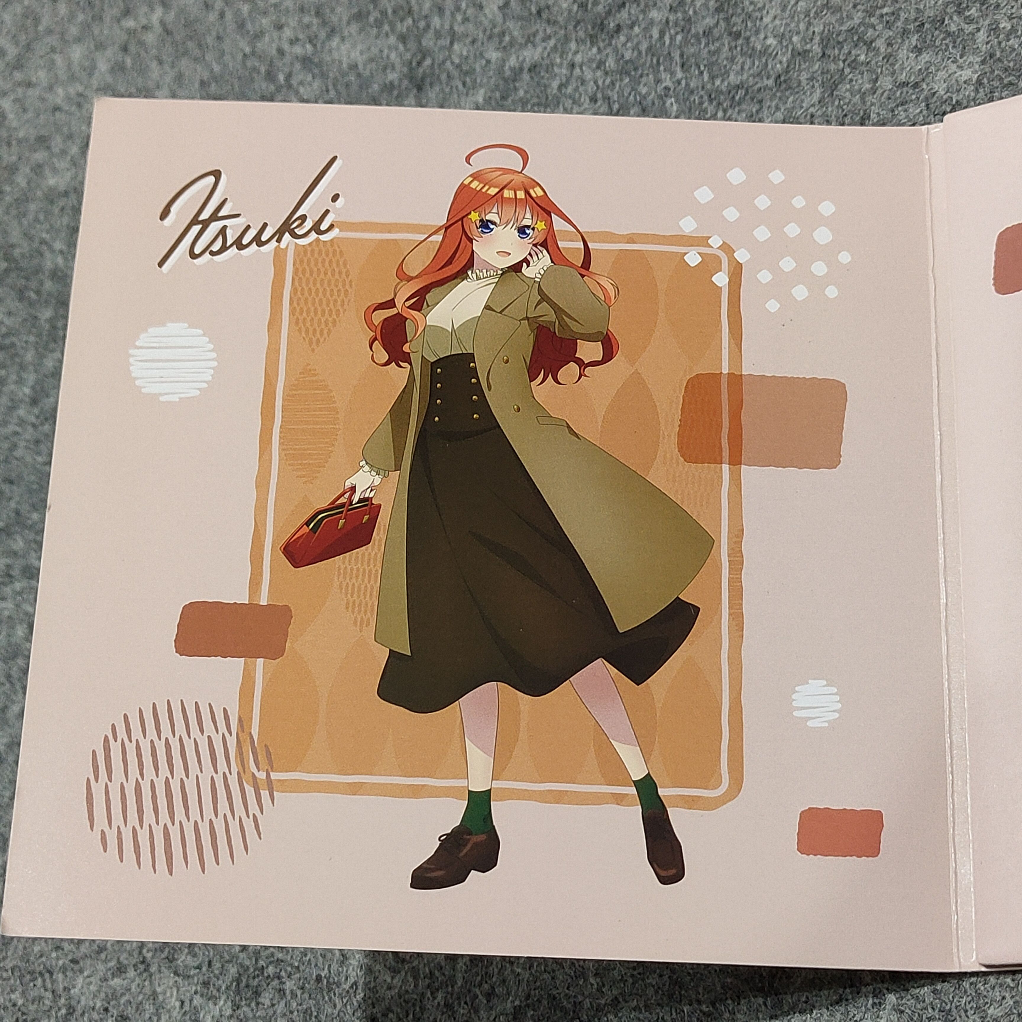 Japanese Brand 🔥ITSUKI From 5 THE QUINTESSENTIAL QUINTUPLETS coaster Size ONE SIZE - 4 Thumbnail
