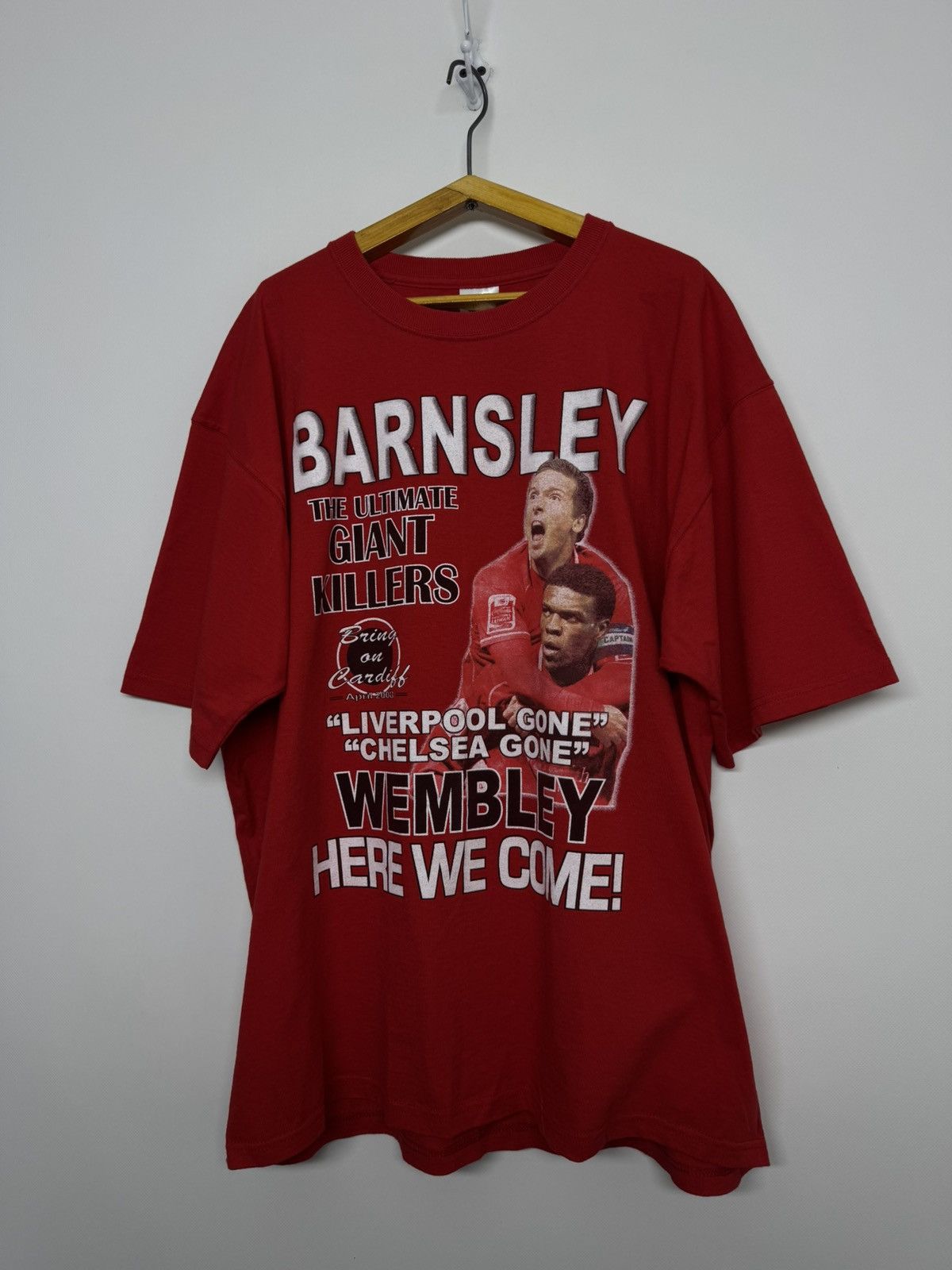 Fruit Of The Loom Vintage Y2k Barnsley the unlimated giant killers T-Shirt 00’ Size US XL / EU 56 / 4 - 7 Thumbnail