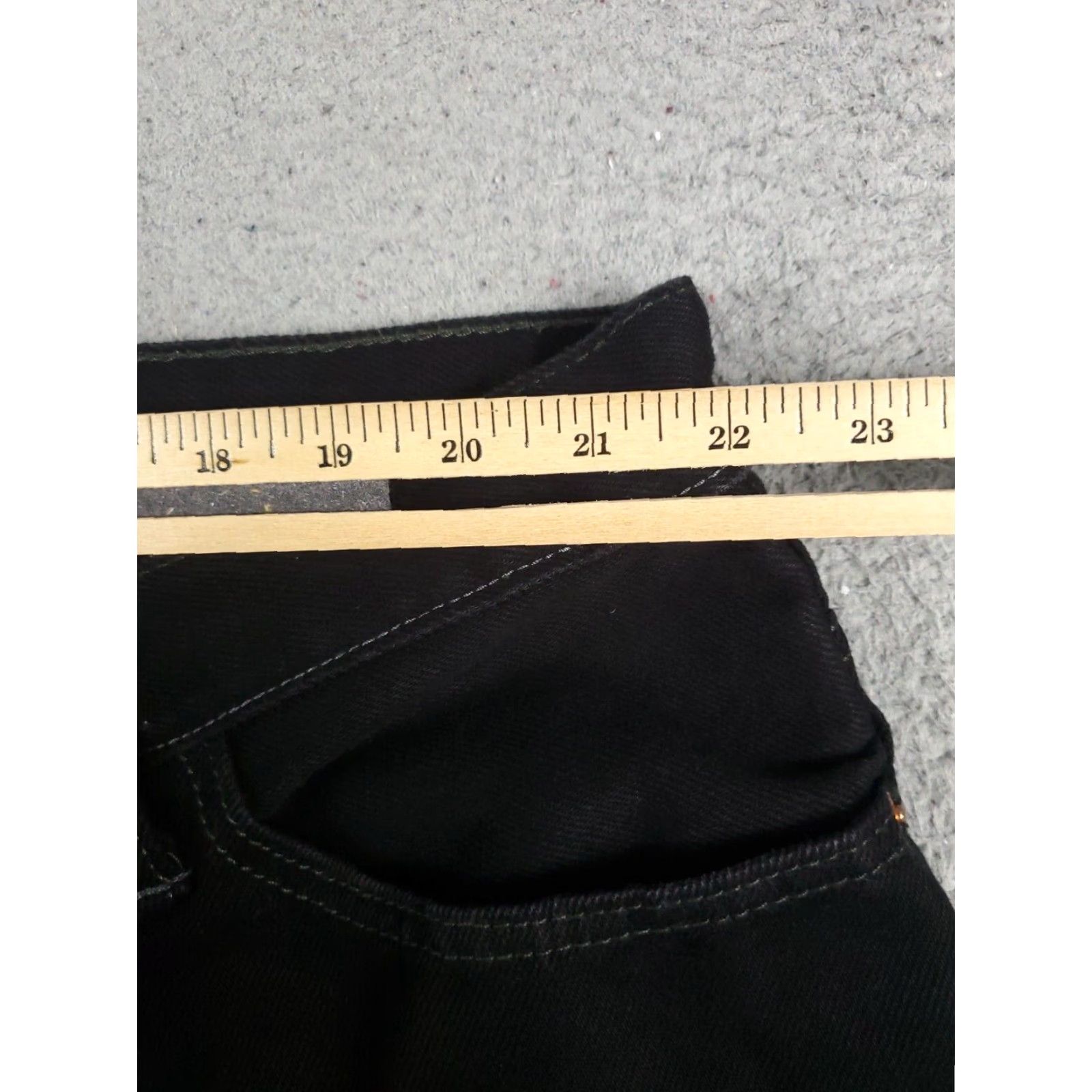 Levi's Levis 550 Jeans Mens 43x25 Black Straight Leg Cotton Denim Pants Mens Size US 43 - 4 Thumbnail