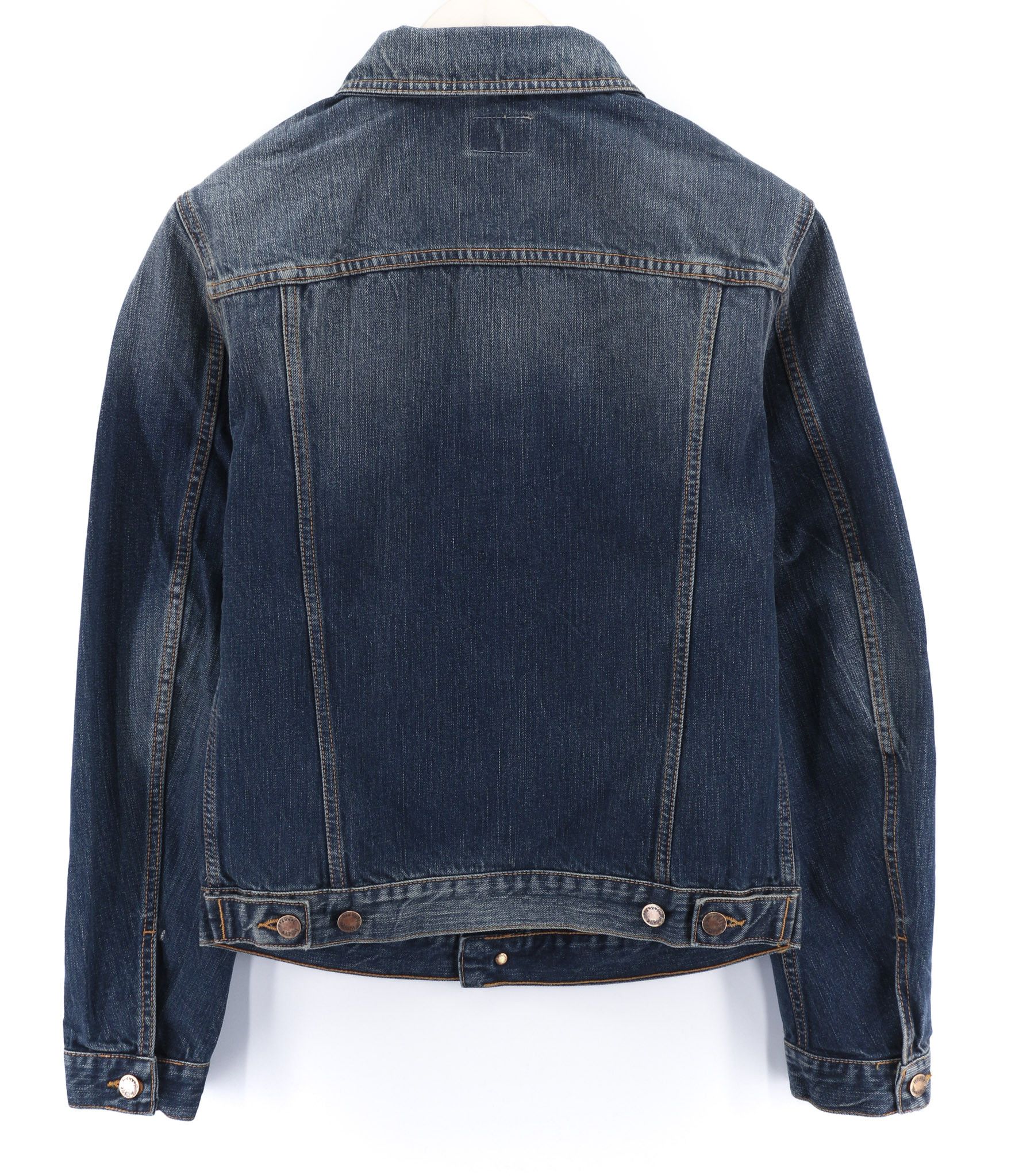 Nudie Jeans BILLY DARK AUTHENTIC DENIM S Blue Denim Jacket 80396 Size US S / EU 44-46 / 1 - 2 Thumbnail