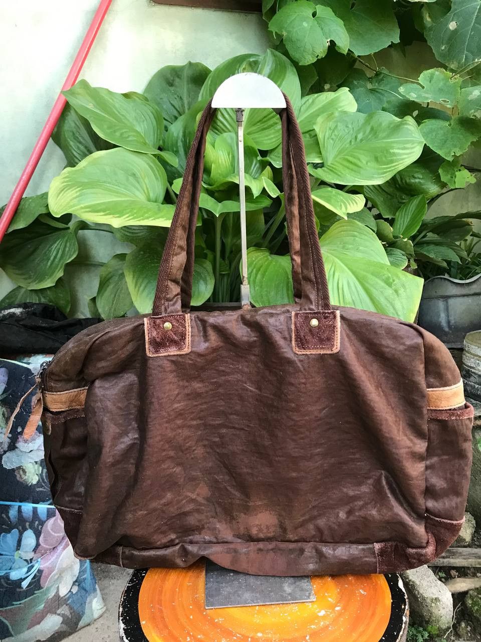 Japanese Brand × MasterPiece Masterpiece Leather Duffle Bag Size ONE SIZE - 2 Thumbnail