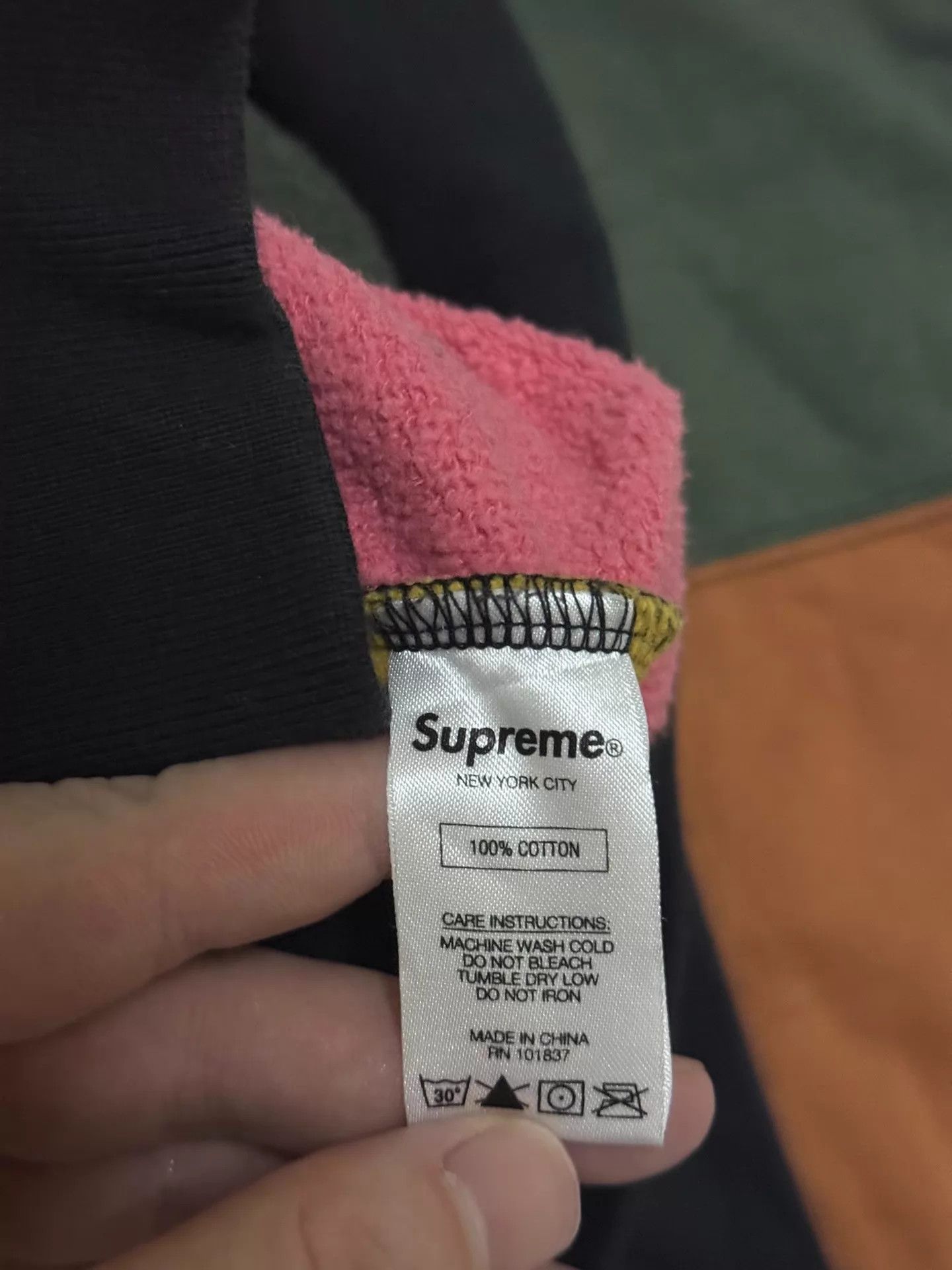Supreme Supreme Patchwork Sweatshirt M Excellent Condition Size US M / EU 48-50 / 2 - 6 Thumbnail
