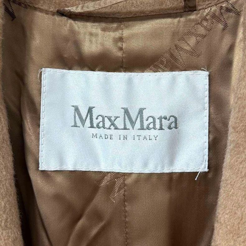 Max Mara Max Mara Camel Long Patchwork Pocket Coat Size XL / US 12-14 / IT 48-50 - 4 Thumbnail