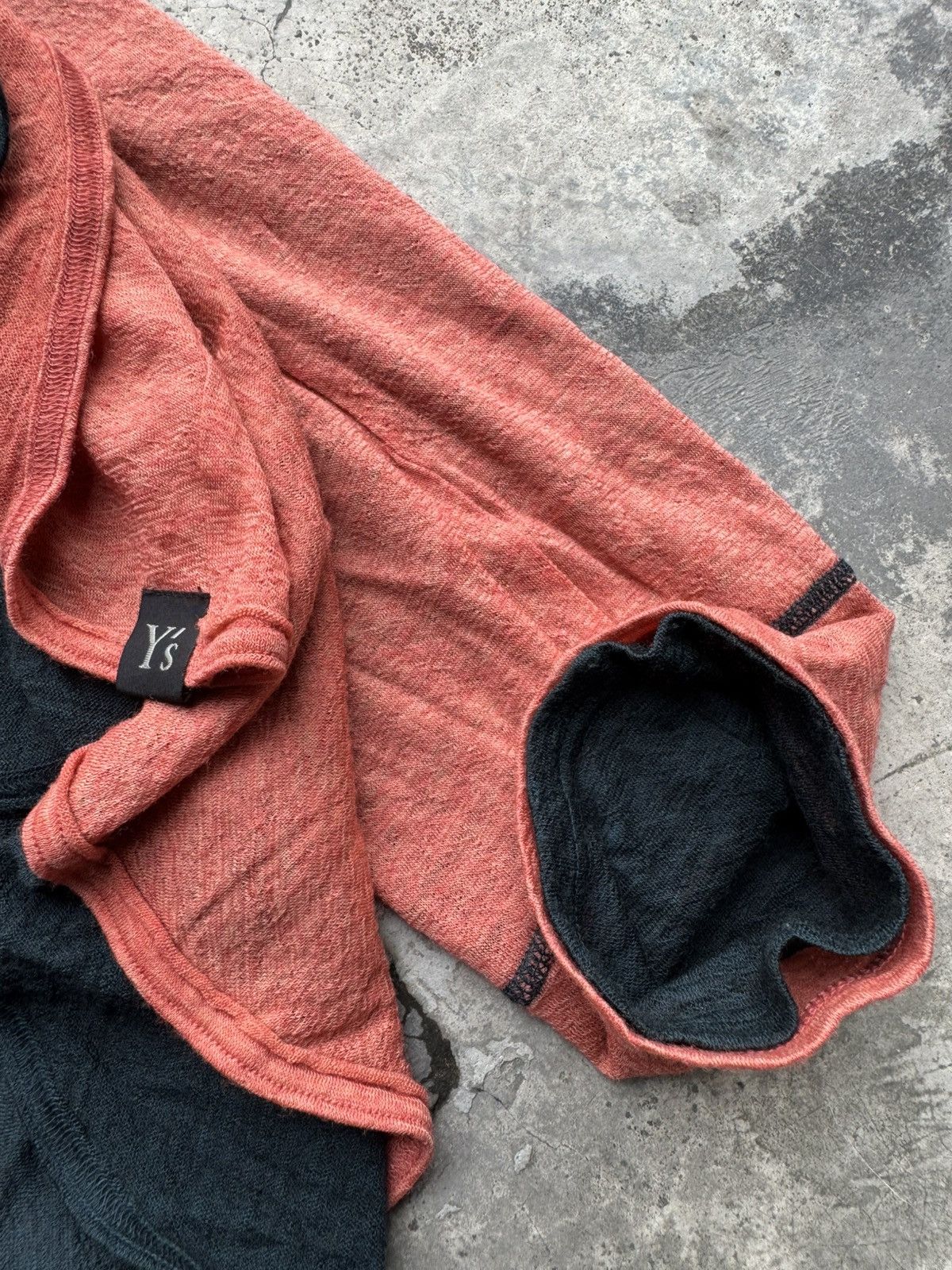 Y's × Yohji Yamamoto double layer shawl cardigan Size M / US 6-8 / IT 42-44 - 14 Thumbnail