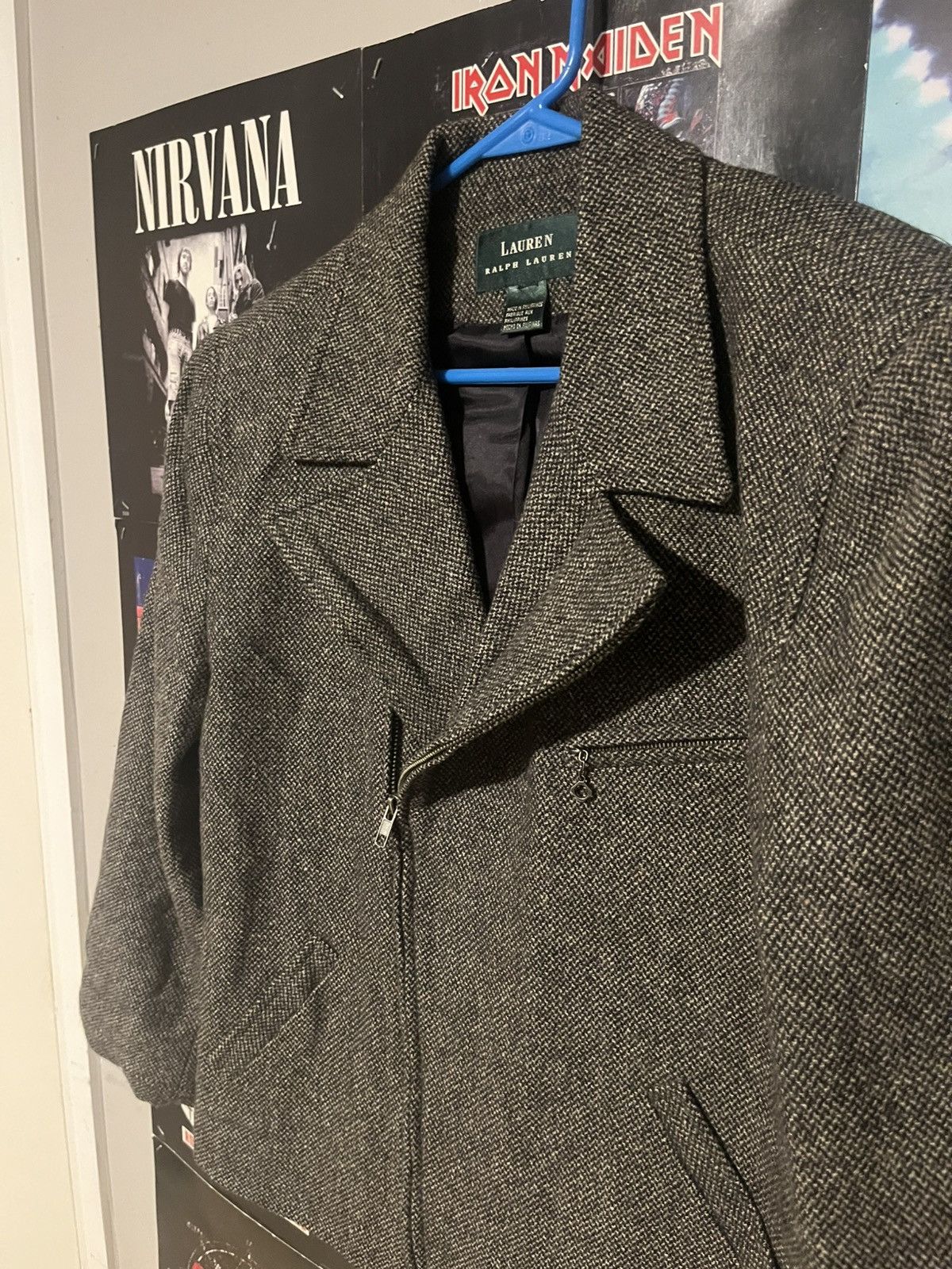 Polo Ralph Lauren Vintage 2000’s Lauren Ralph Lauren Wool Side Zip Jacket Wome Size M / US 6-8 / IT 42-44 - 2 Thumbnail