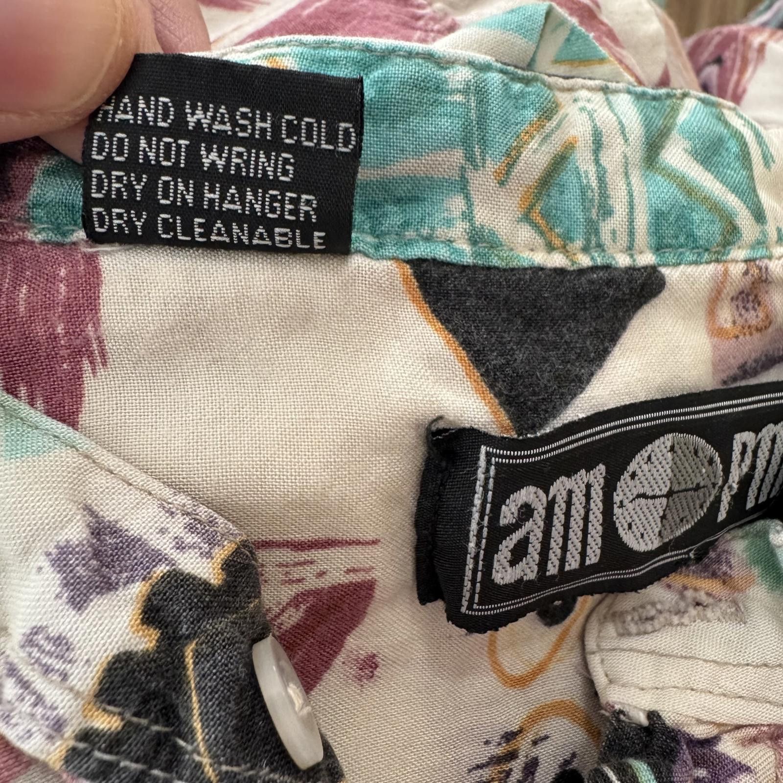 Other Vintage 90s Abstract Geometric Art Button Up Size US L / EU 52-54 / 3 - 11 Thumbnail