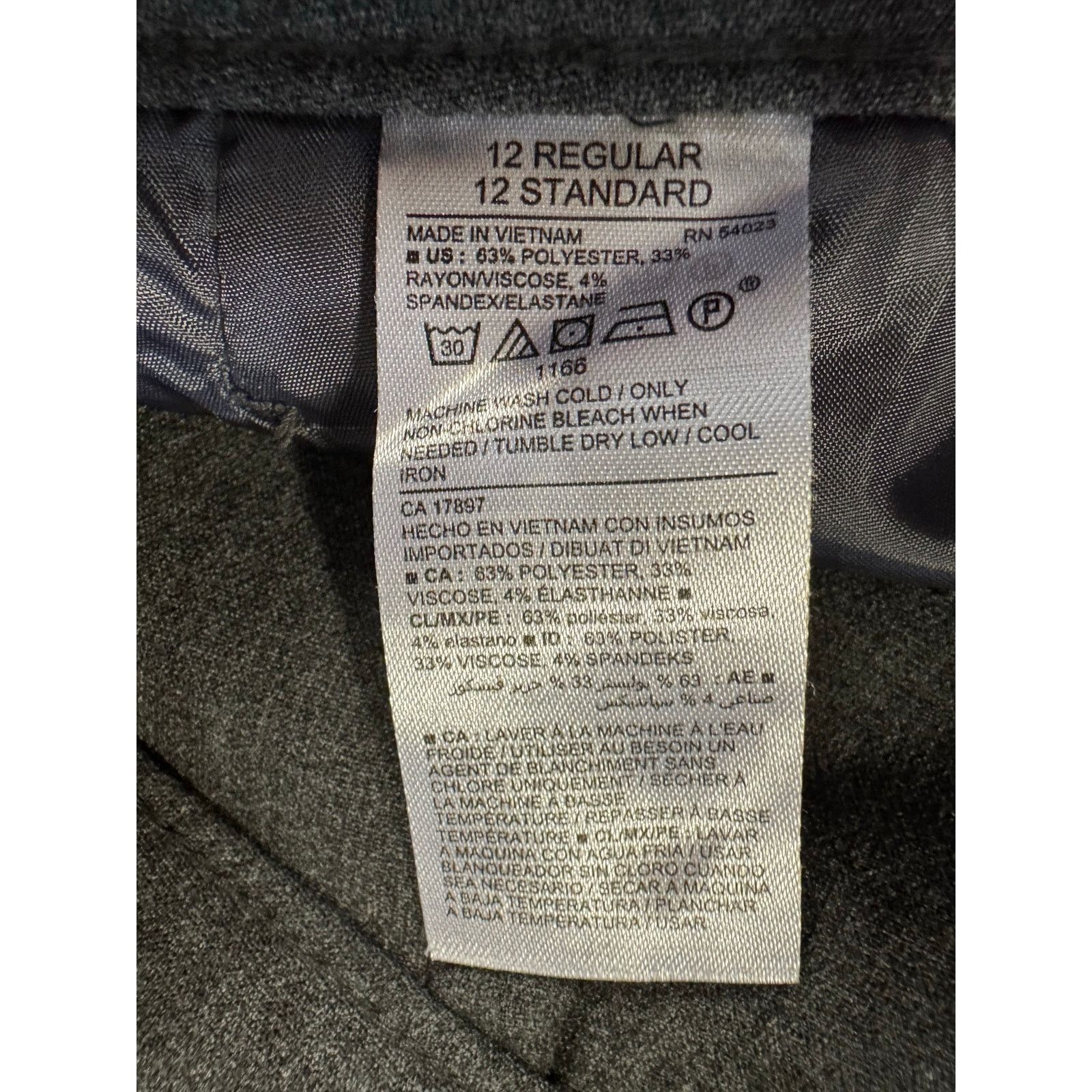 Old Navy Old Navy Gray Cropped Pants Women's Size 12 Size 34" / US 12 / IT 48 - 4 Thumbnail