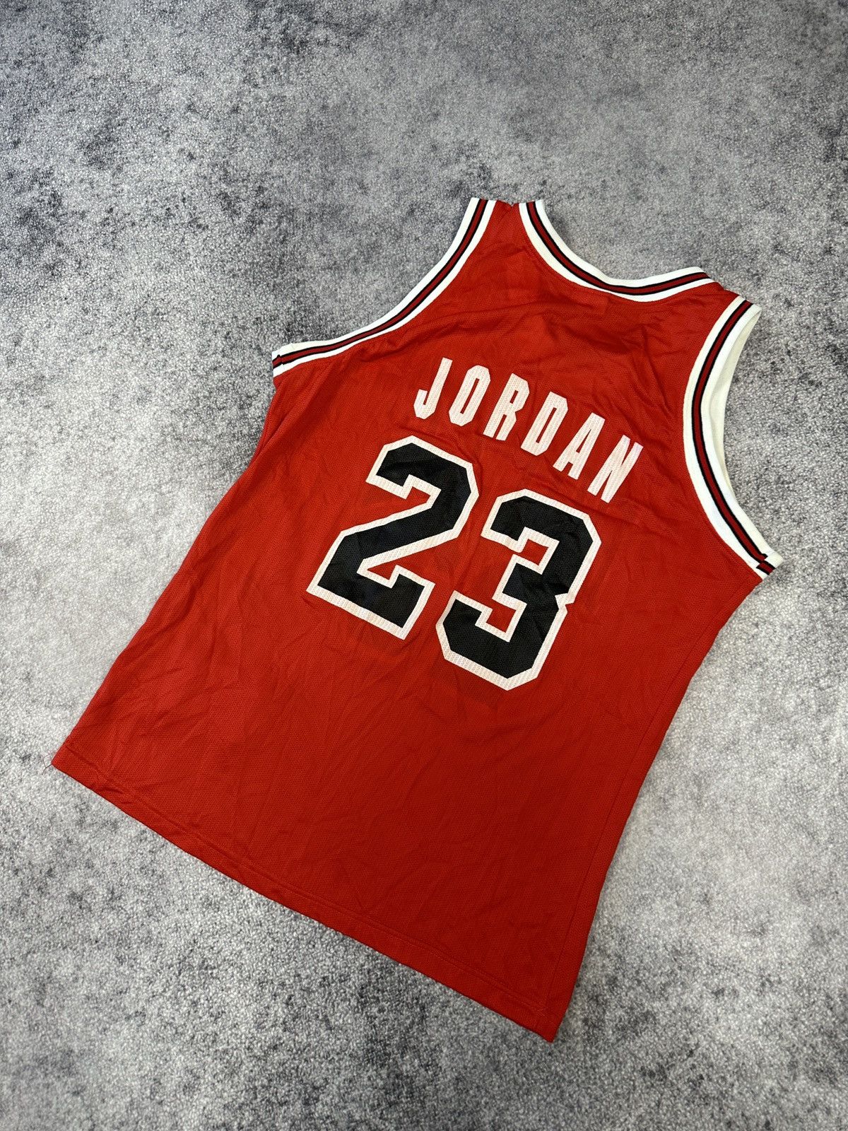 Champion Vintage NBA Champion Chicago Bulls 23 Jordan Jersey Rare XL Size US XL / EU 56 / 4 - 2 Thumbnail