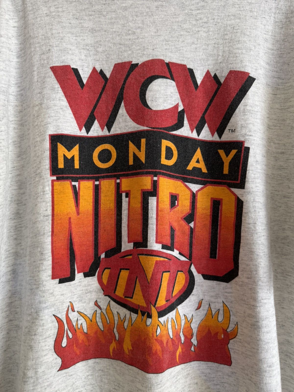 Vintage WCW Monday Nitro TNT Graphic Tee Size US L / EU 52-54 / 3 - 3 Thumbnail