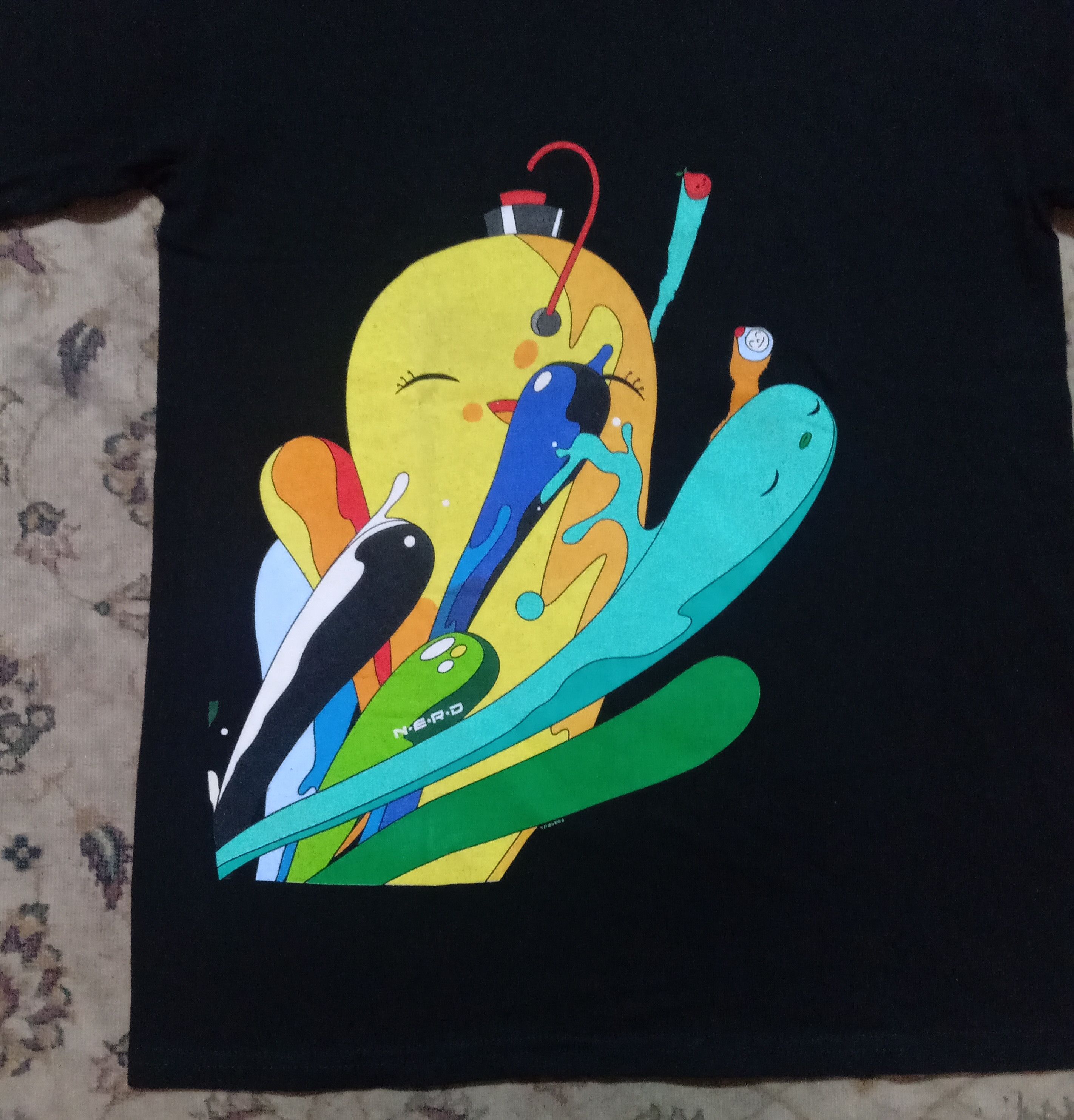 Vintage Vintage N.E.R.D Nothing promo Tshirt Kanye West Bape Size US M / EU 48-50 / 2 - 2 Thumbnail