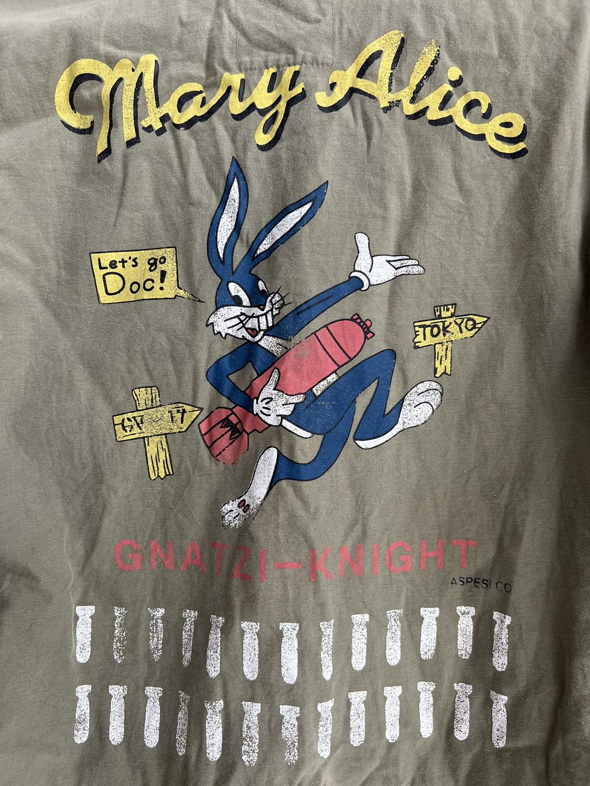 Aspesi Aspesi USN CV-17 Military Bugs Bunny Mascots Deck Jacket Size US M / EU 48-50 / 2 - 8 Thumbnail