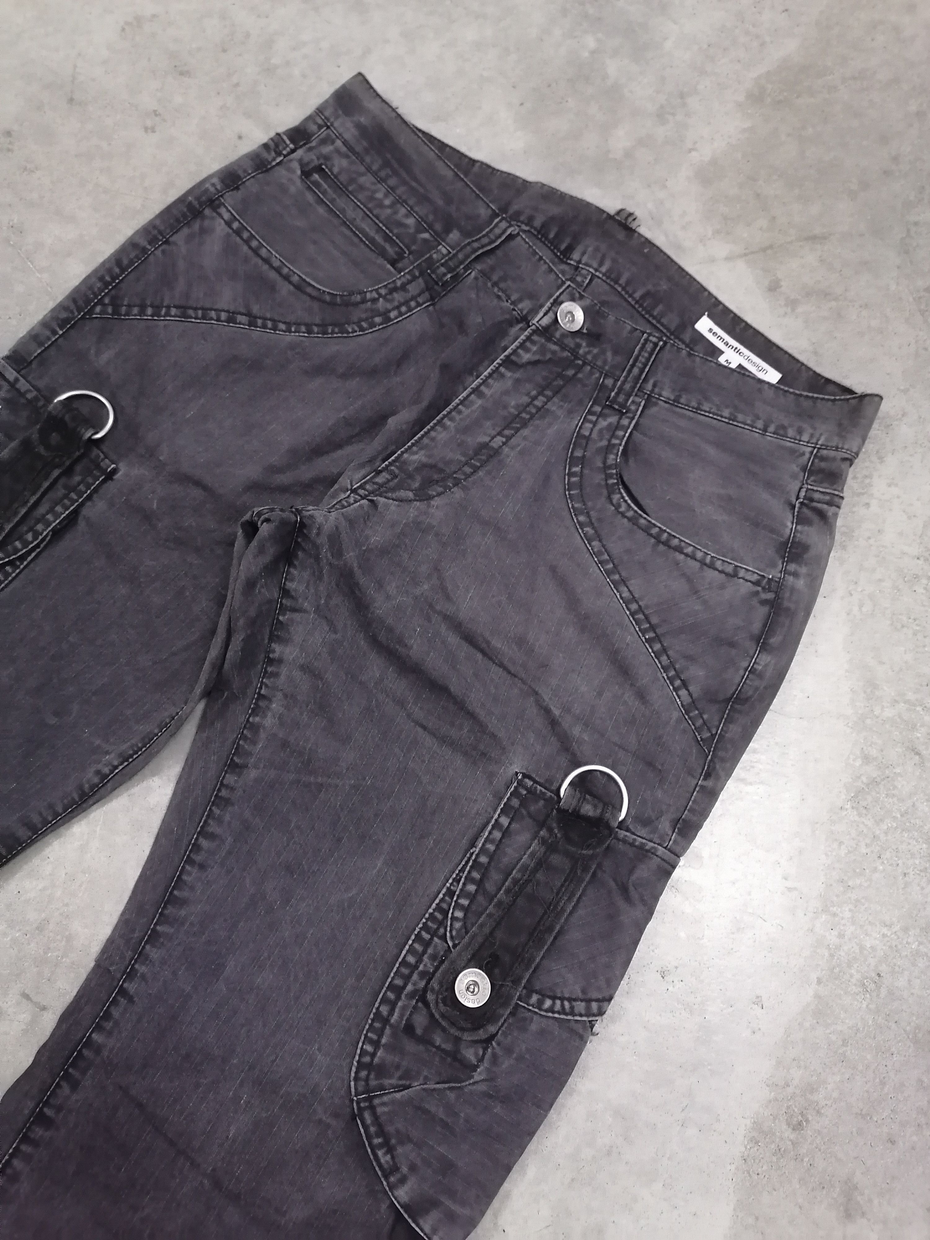 14th Addiction × If Six Was Nine × semanticdesign Flare Semantic Design Cargo Pants Size US 30 / EU 46 - 4 Thumbnail