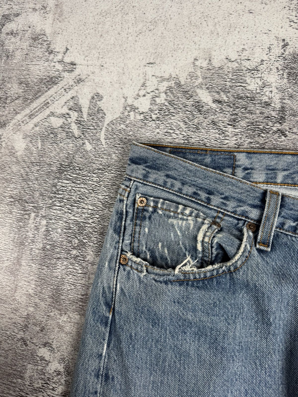 Levi's Levis 501 Classic 32/32 Denim Straight USA 90s Jeans Pants Trousers Size US 32 / EU 48 - 17 Thumbnail