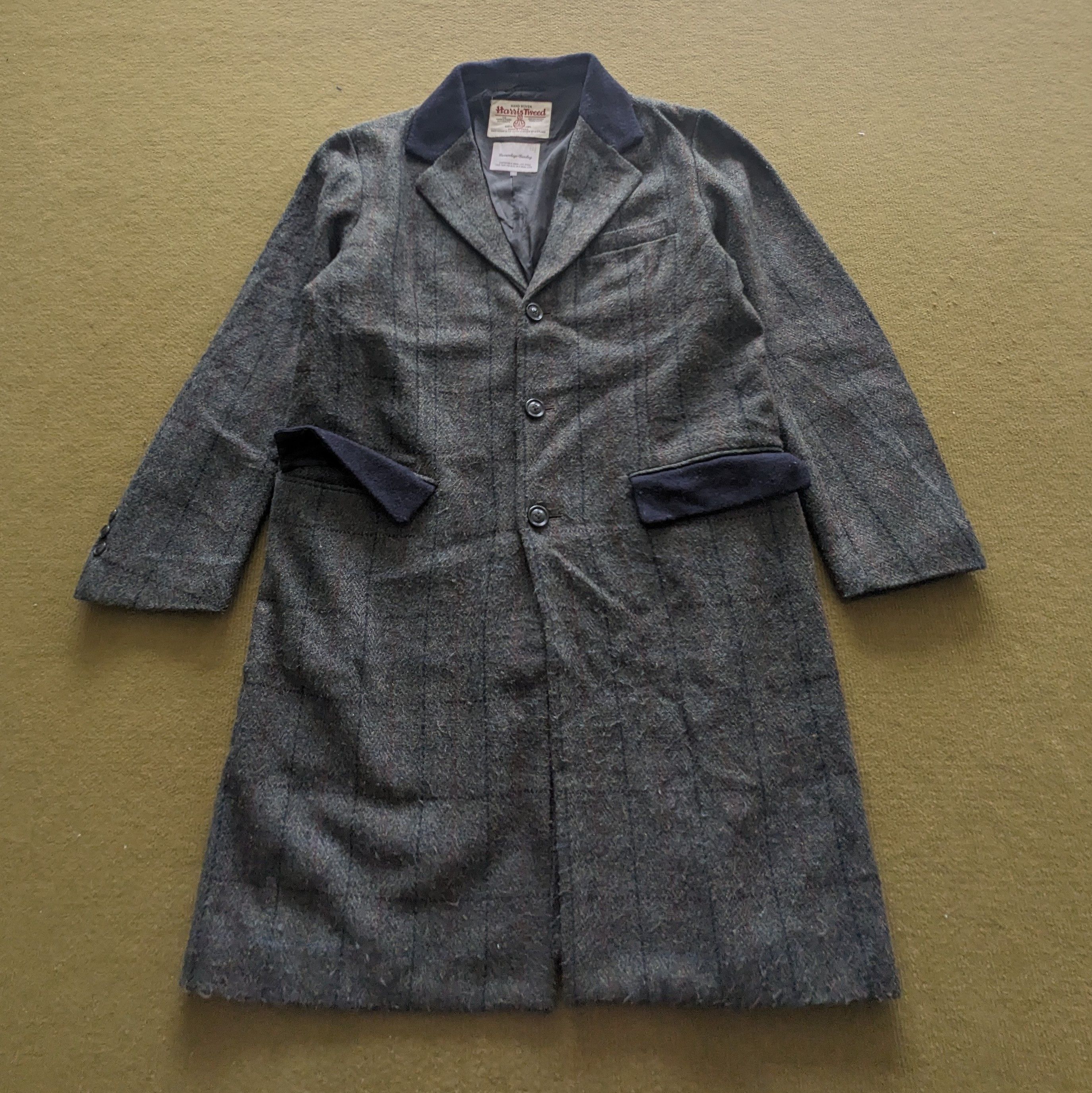 Harris Tweed Vintage HARRIS TWEED Long Style Jacket Size US M / EU 48-50 / 2 - 1 Thumbnail