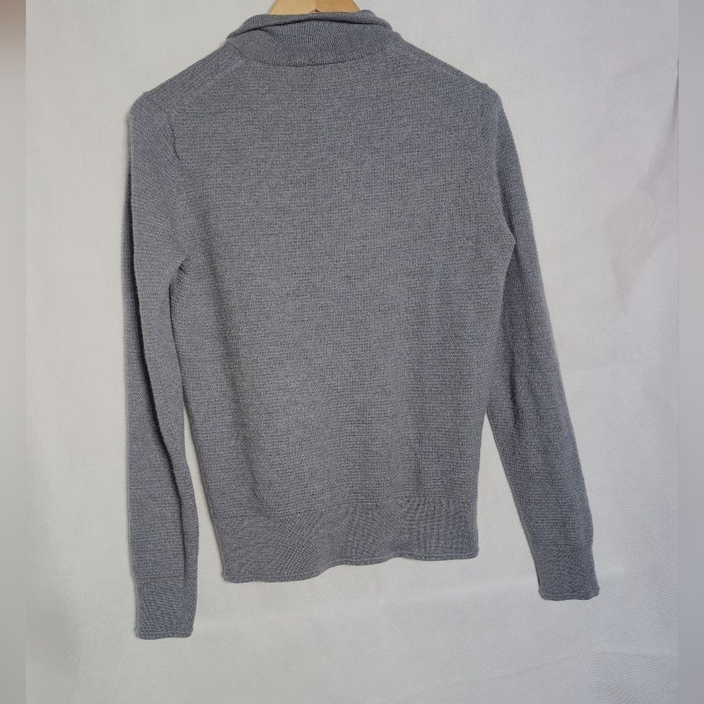 The Men's Store Bloomingdales The Men's Store Merino Wool Sz L Gray Zip-Up Size US L / EU 52-54 / 3 - 3 Thumbnail