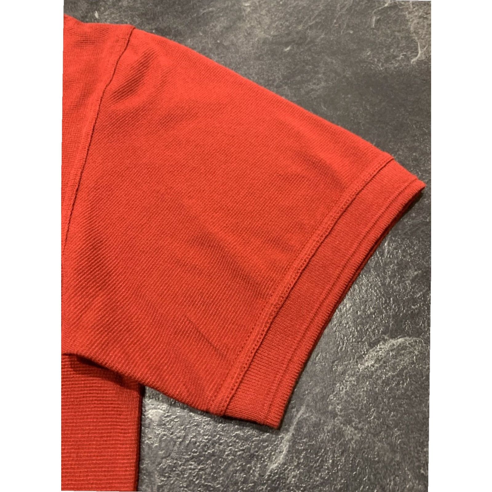 Vintage RedHead Golf Polo Shirt Short Sleeve Solid Red Mens Large Size US L / EU 52-54 / 3 - 2 Thumbnail