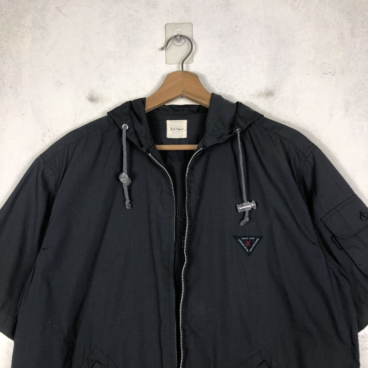 Japanese Brand × Vintage 📌VINTAGE SHORT SLEEVE BIKER JACKET KARL HELMUT JAPAN Size US L / EU 52-54 / 3 - 4 Thumbnail
