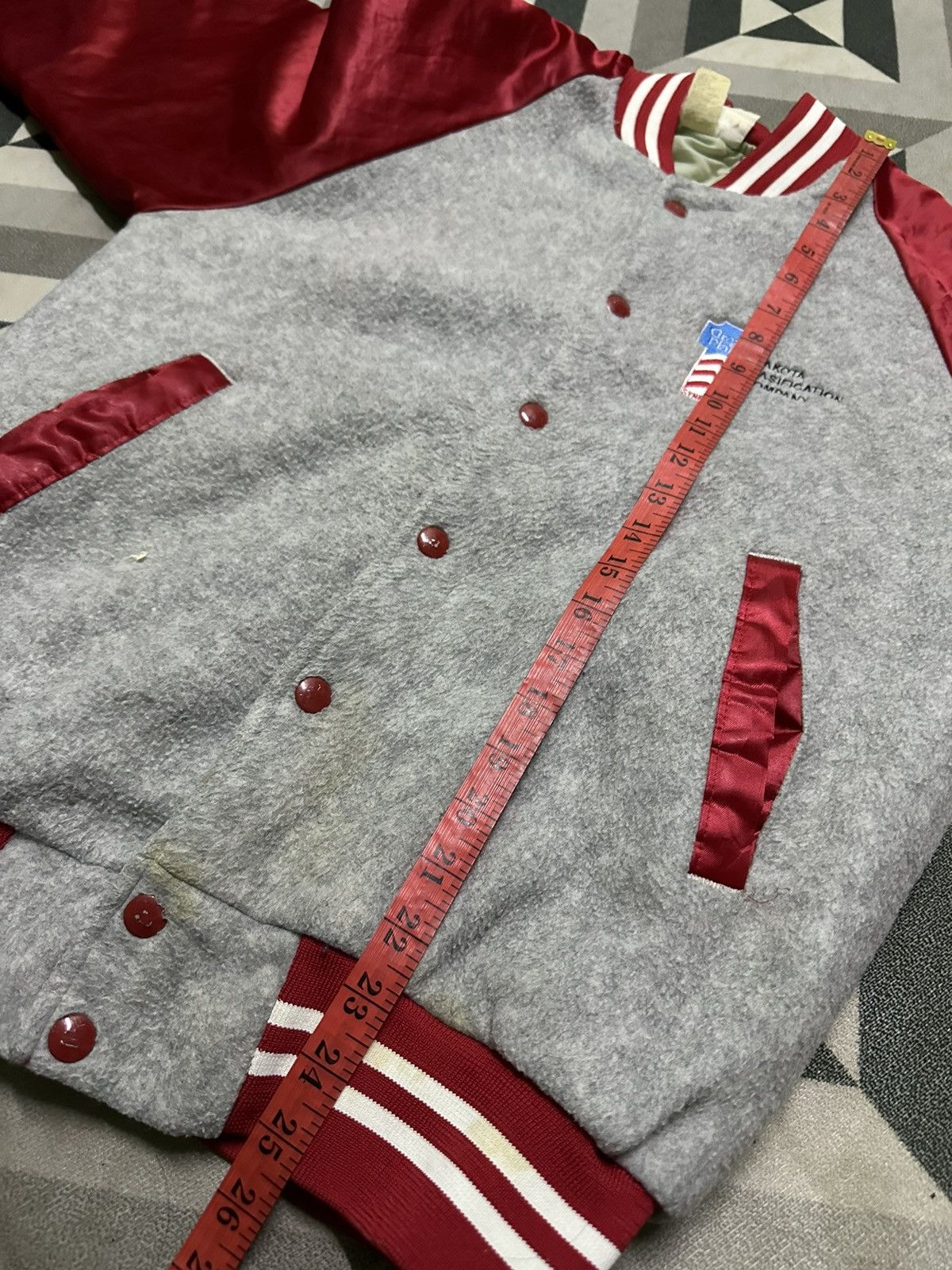 Vintage Vintage 90s Hartwell Dakota Gasification company varsity Size US S / EU 44-46 / 1 - 8 Thumbnail