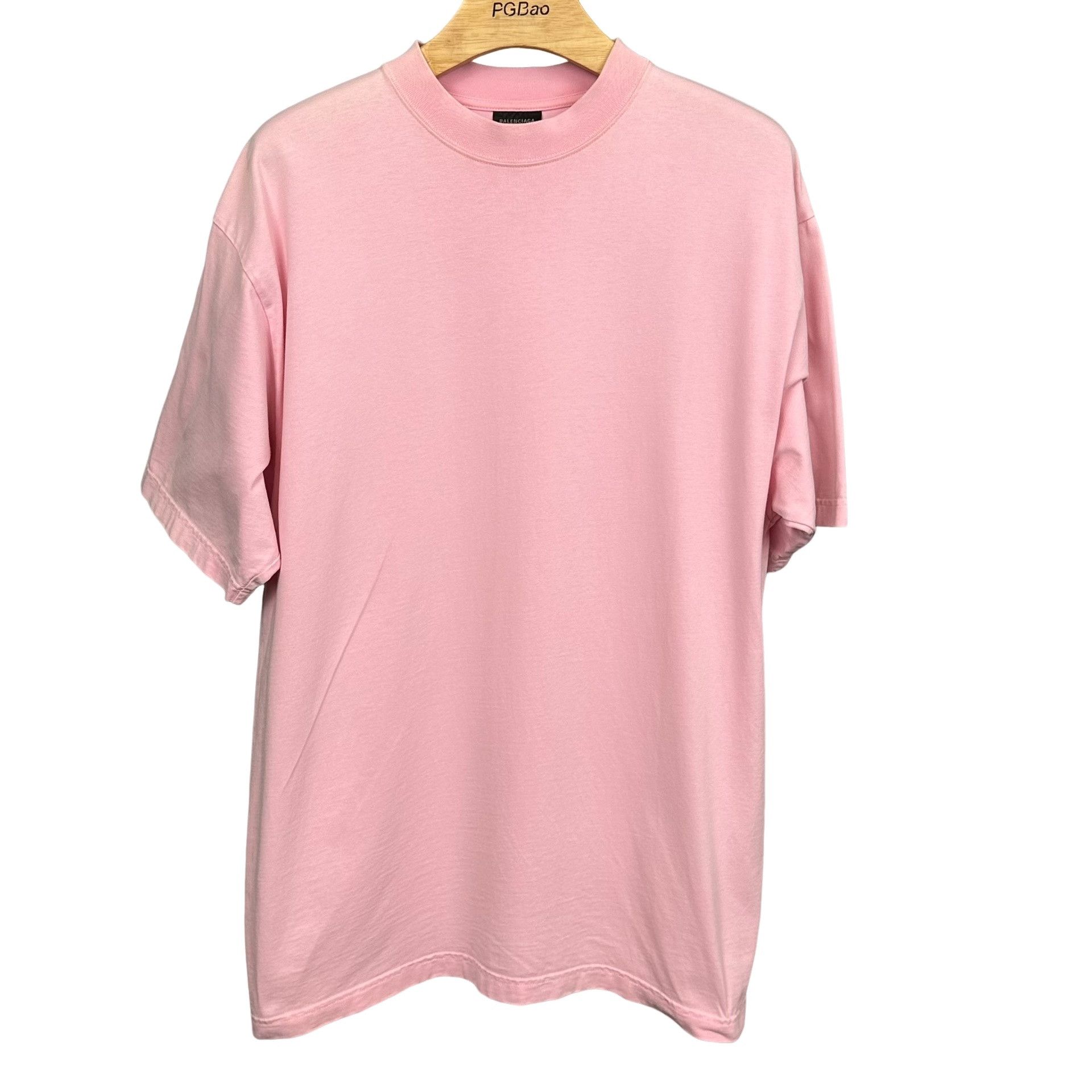 Balenciaga Balenciaga Sequin Logo Pink T-Shirt XS Size US XS / EU 42 / 0 - 1 Thumbnail