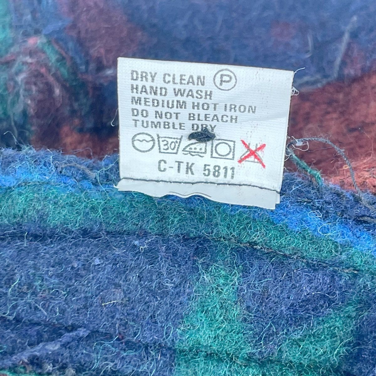 Vintage 70’s Count Dowm Roots Wool Patchwork Plaid Jacket Size US L / EU 52-54 / 3 - 12 Thumbnail