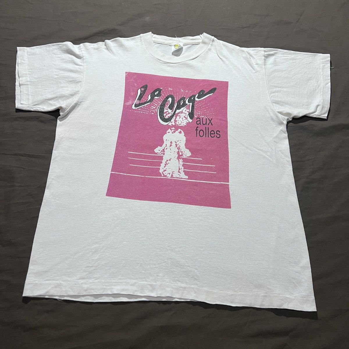 Vintage Vintage 90s La Cage aux Folles musical Tee LGBTQ gay Size US L / EU 52-54 / 3 - 2 Thumbnail