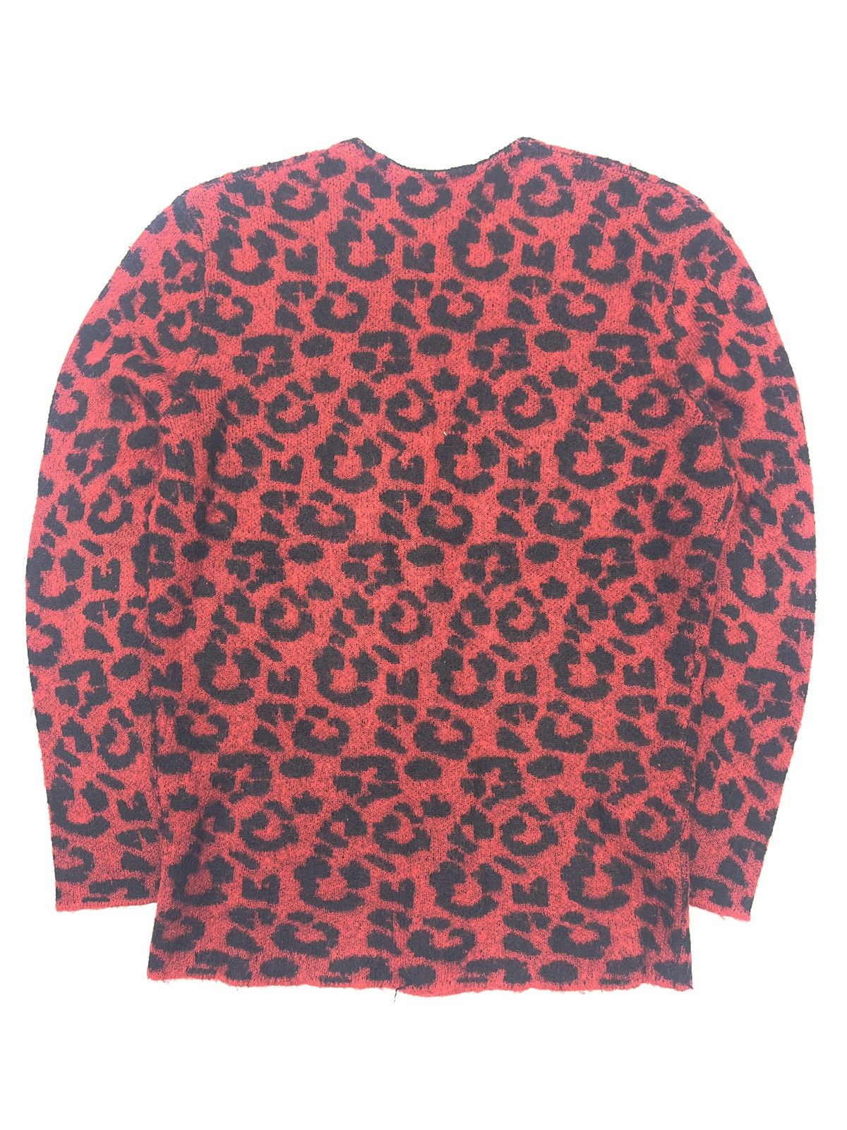Saint Laurent Paris FW13 Leopard mohair cardigan Size US L / EU 52-54 / 3 - 3 Thumbnail