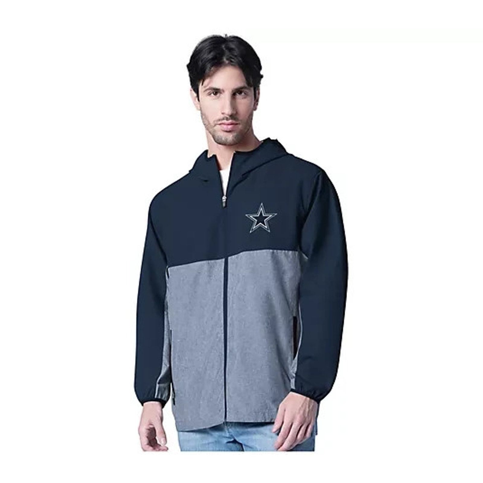 NFL NFL Officially Licen Men's Full Zip Jacket Cowboys M A698512 Size US M / EU 48-50 / 2 - 1 Thumbnail