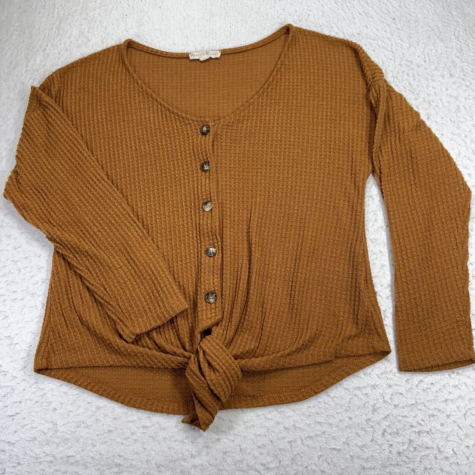 Other Another Reason Small Button Down Orange Sweater Tie Front Size S / US 4 / IT 40 - 1 Thumbnail