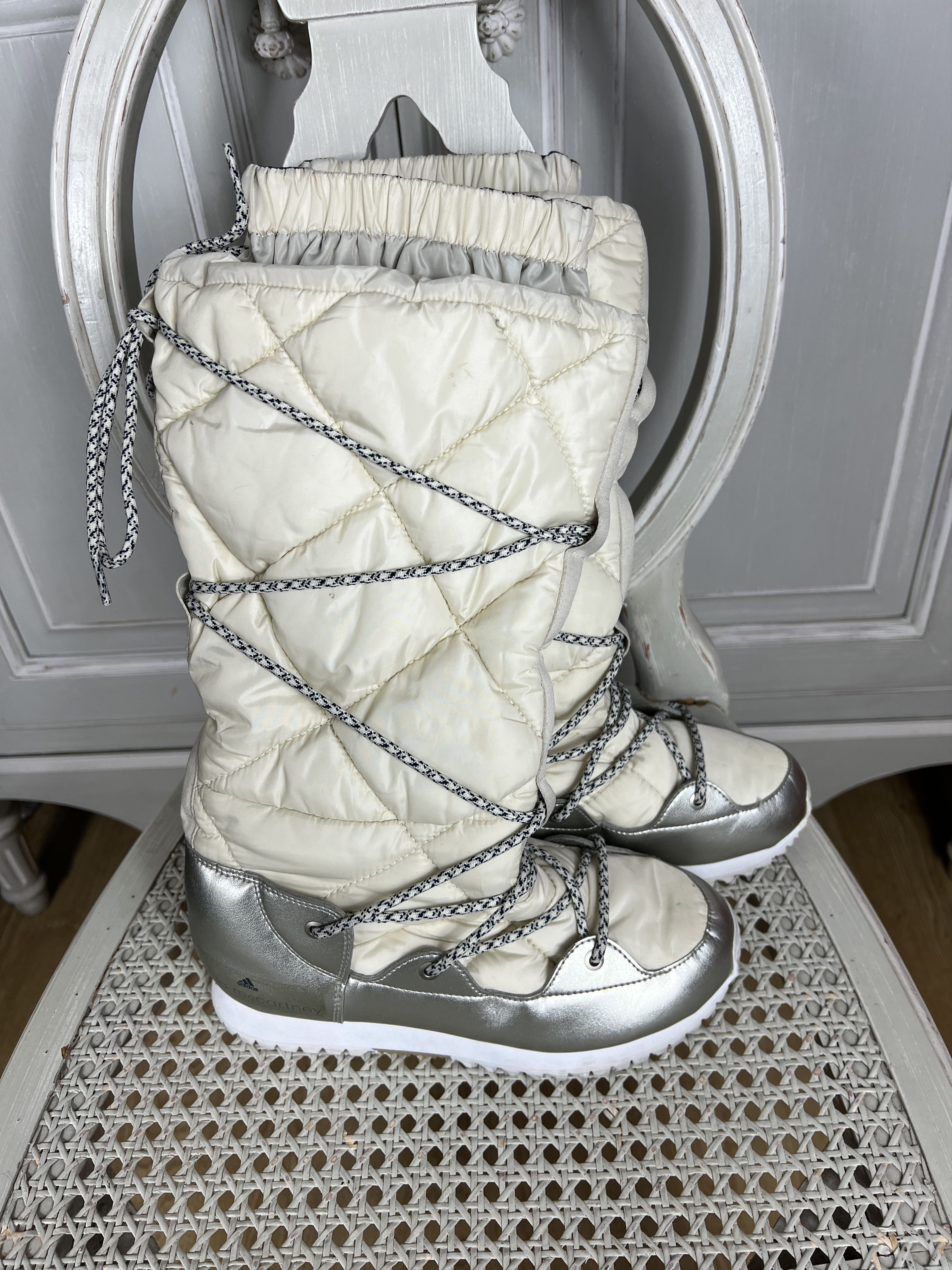 Adidas × Stella McCartney VINTAGE ADIDAS STELLA MCCARTNEY BONDAGE RACING MOTO BOOTS Size US 5 / IT 35 - 2 Thumbnail