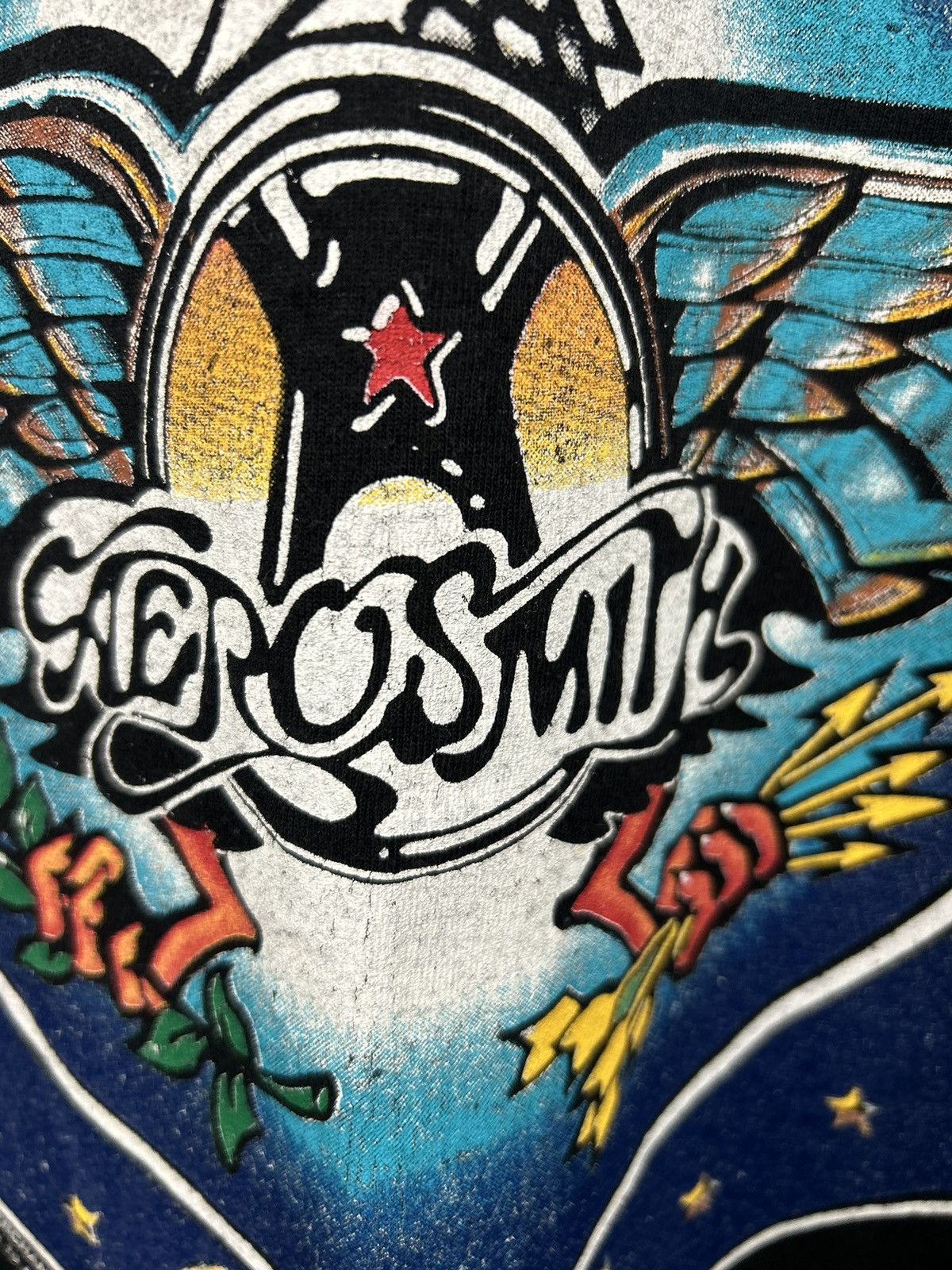 Band Tees Vintage 80s Aerosmith Aero Force One 1989 Pump T shirt Rare Size US XL / EU 56 / 4 - 9 Thumbnail